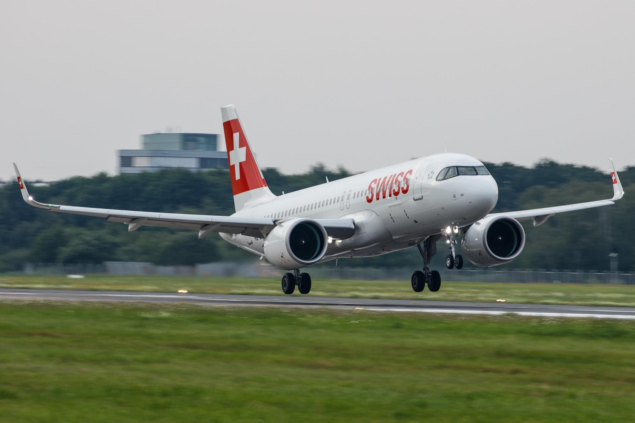 Hamburg Airport: Swiss (LX / SWR) |  Airbus A320-271N A20N | HB-JDC | MSN 10242