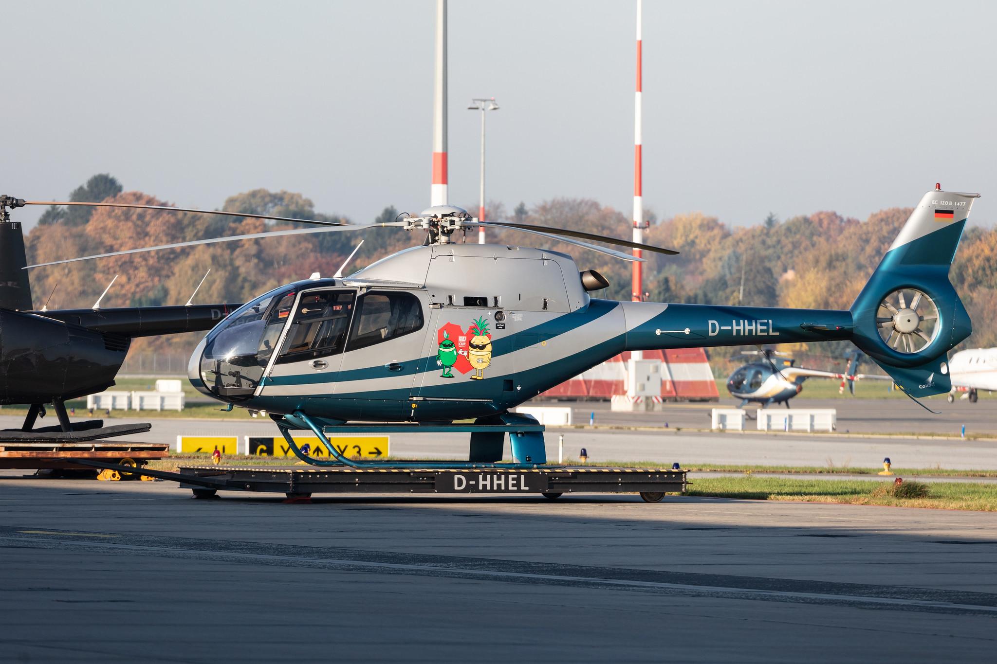 Hamburg Airport: Hanseatic Helicopter Service |  Airbus Helicopters H120 Colibri EC20 | D-HHEL | MSN 1477