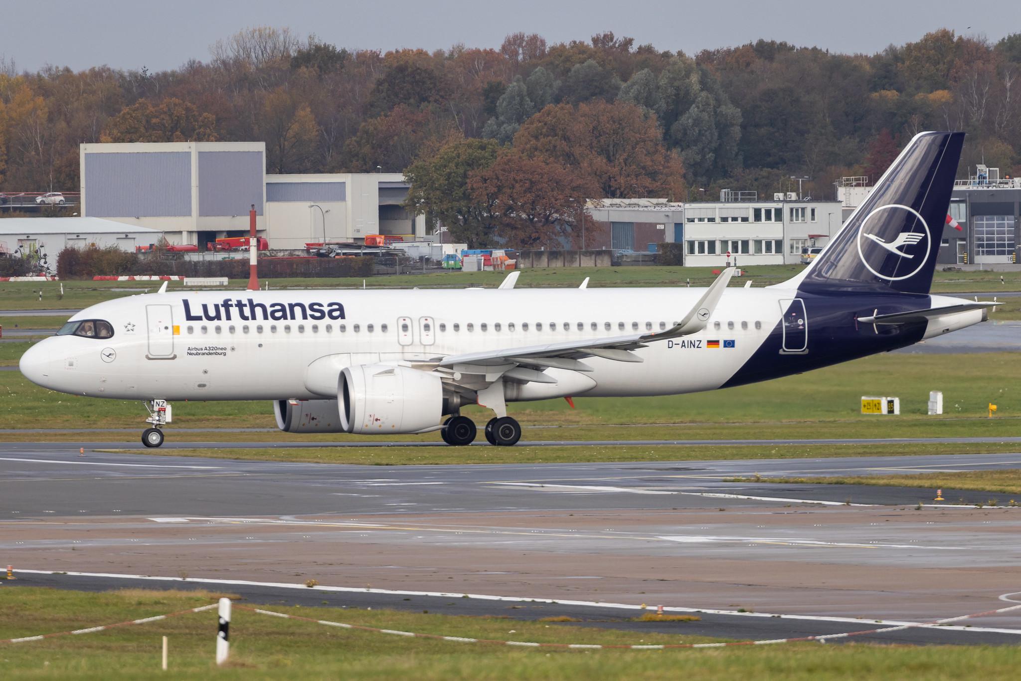 Hamburg Airport: Lufthansa (LH / DLH) |  Airbus A320-271N A20N | D-AINZ | MSN 9442