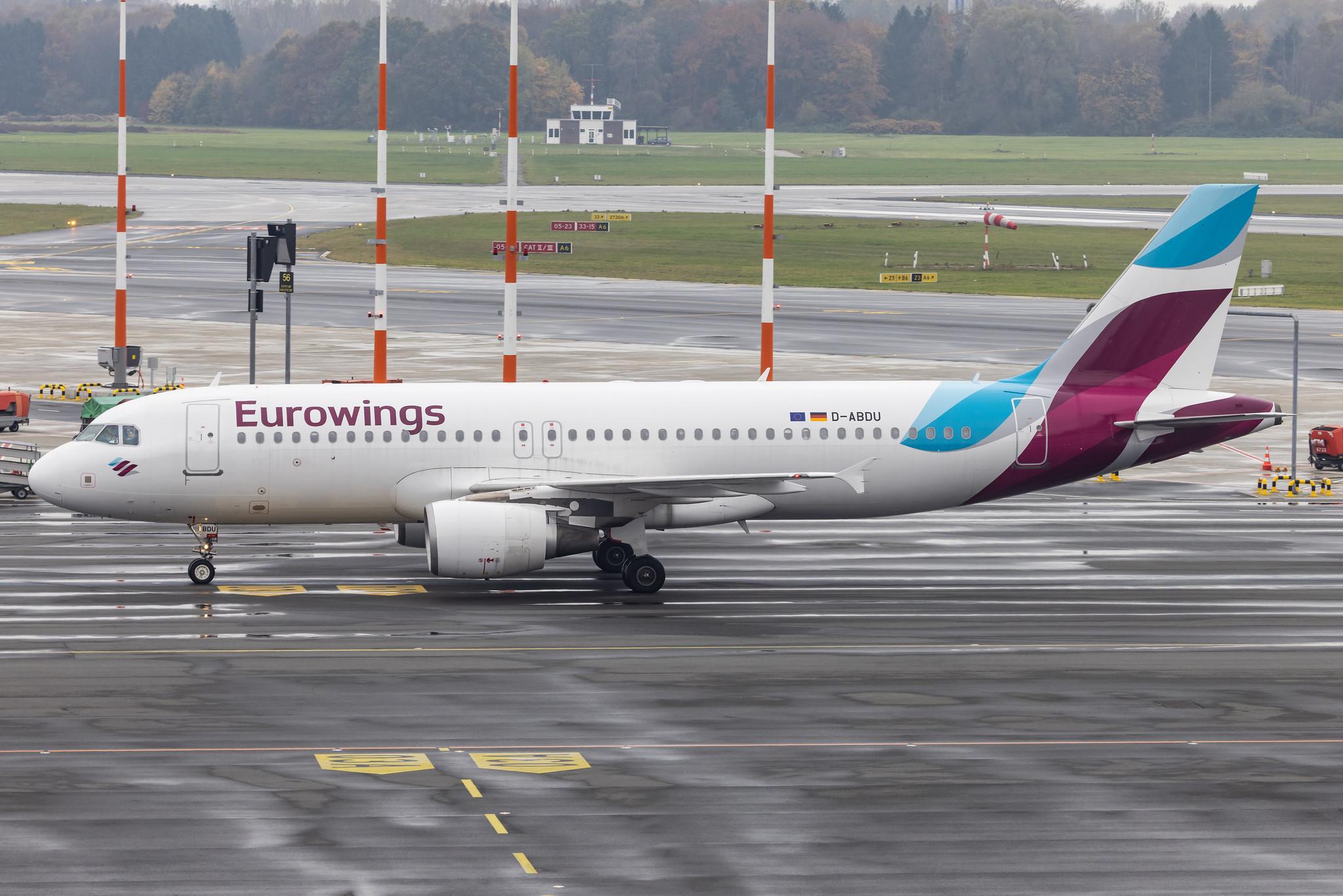 Hamburg Airport: Eurowings (EW / EWG) |  Airbus A320-214 A320 | D-ABDU | MSN 3516