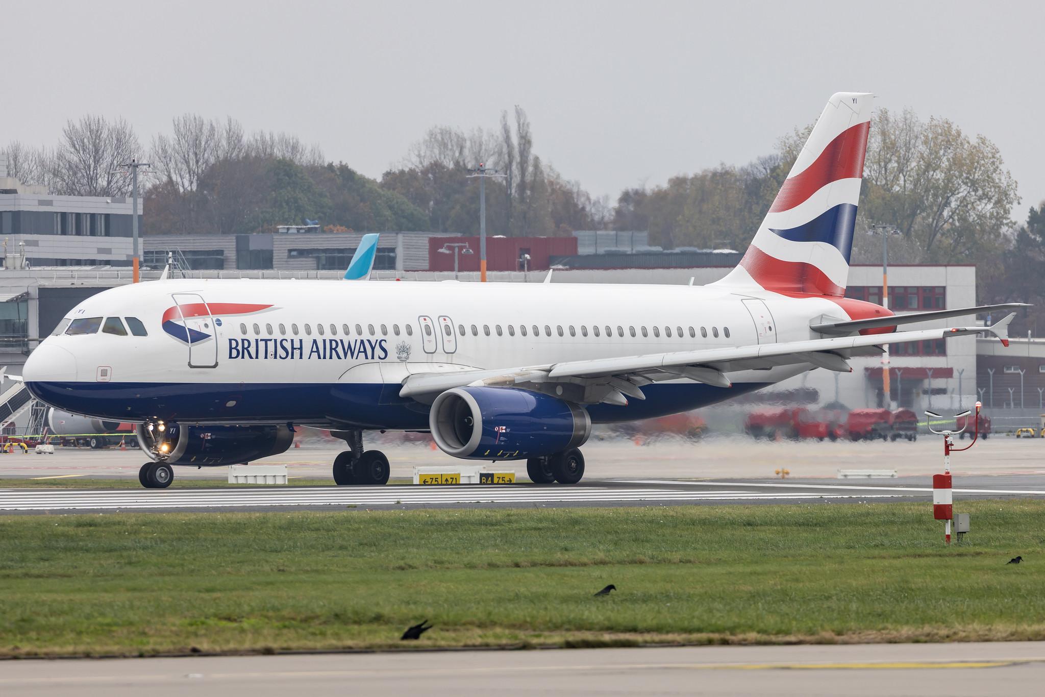Hamburg Airport: British Airways (BA / BAW) |  Airbus A320-232 A320 | G-EUYI | MSN 4306