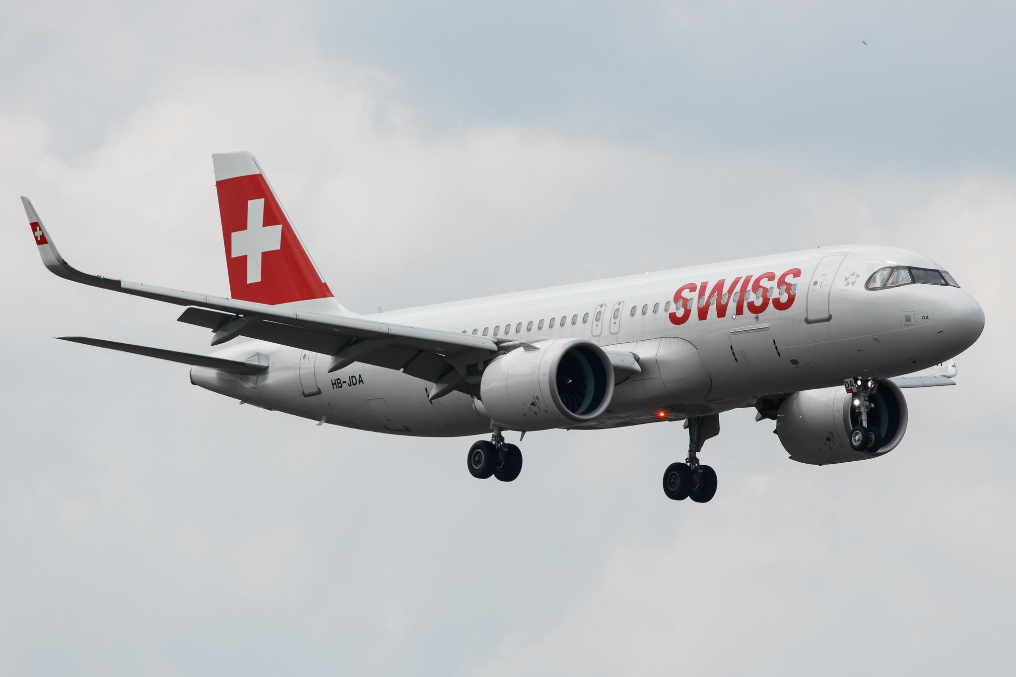 Hamburg Airport: Swiss (LX / SWR) |  Airbus A320-271N A20N | HB-JDA | MSN 9246