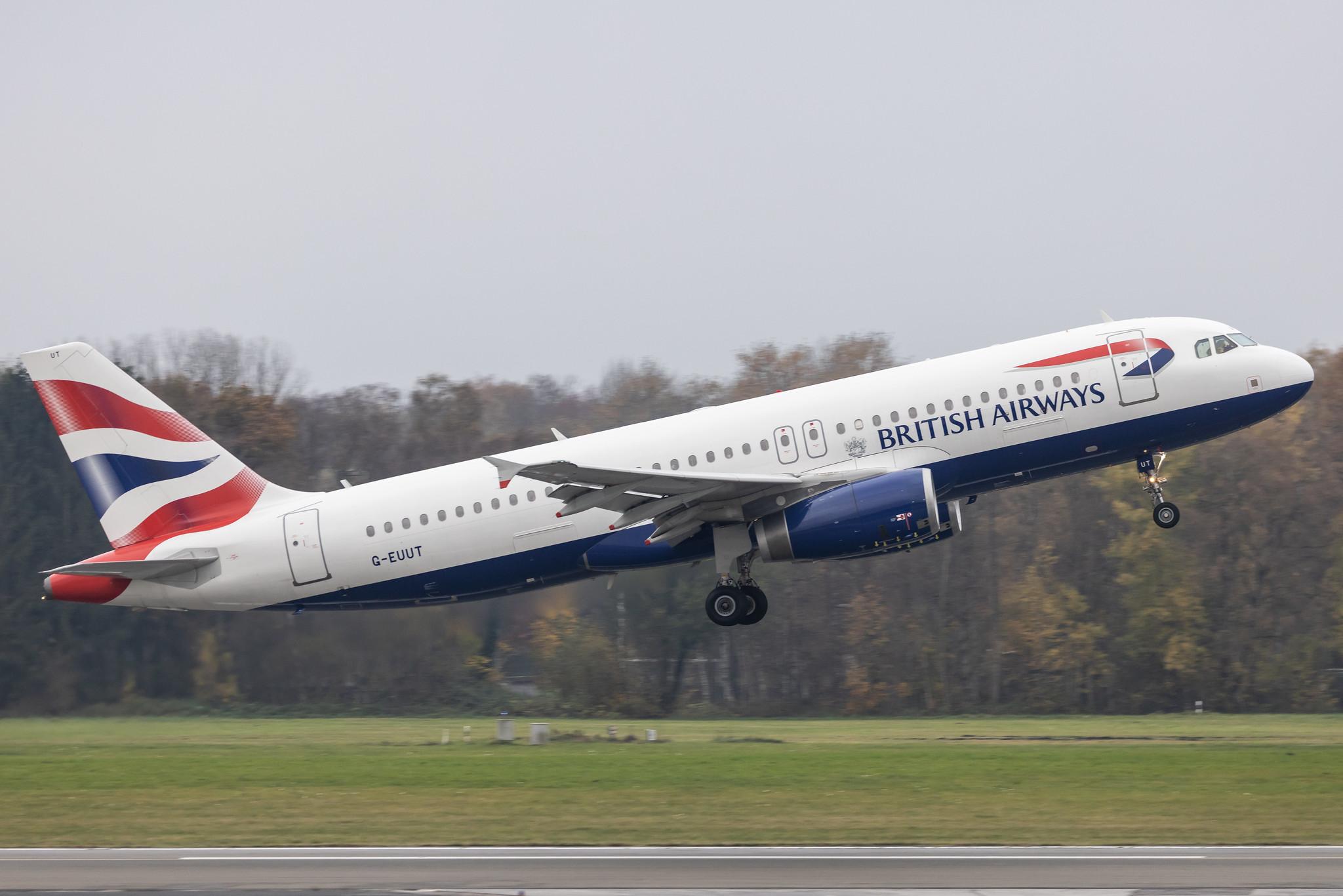 Hamburg Airport: British Airways (BA / BAW) |  Airbus A320-232 A320 | G-EUUT | MSN 3314