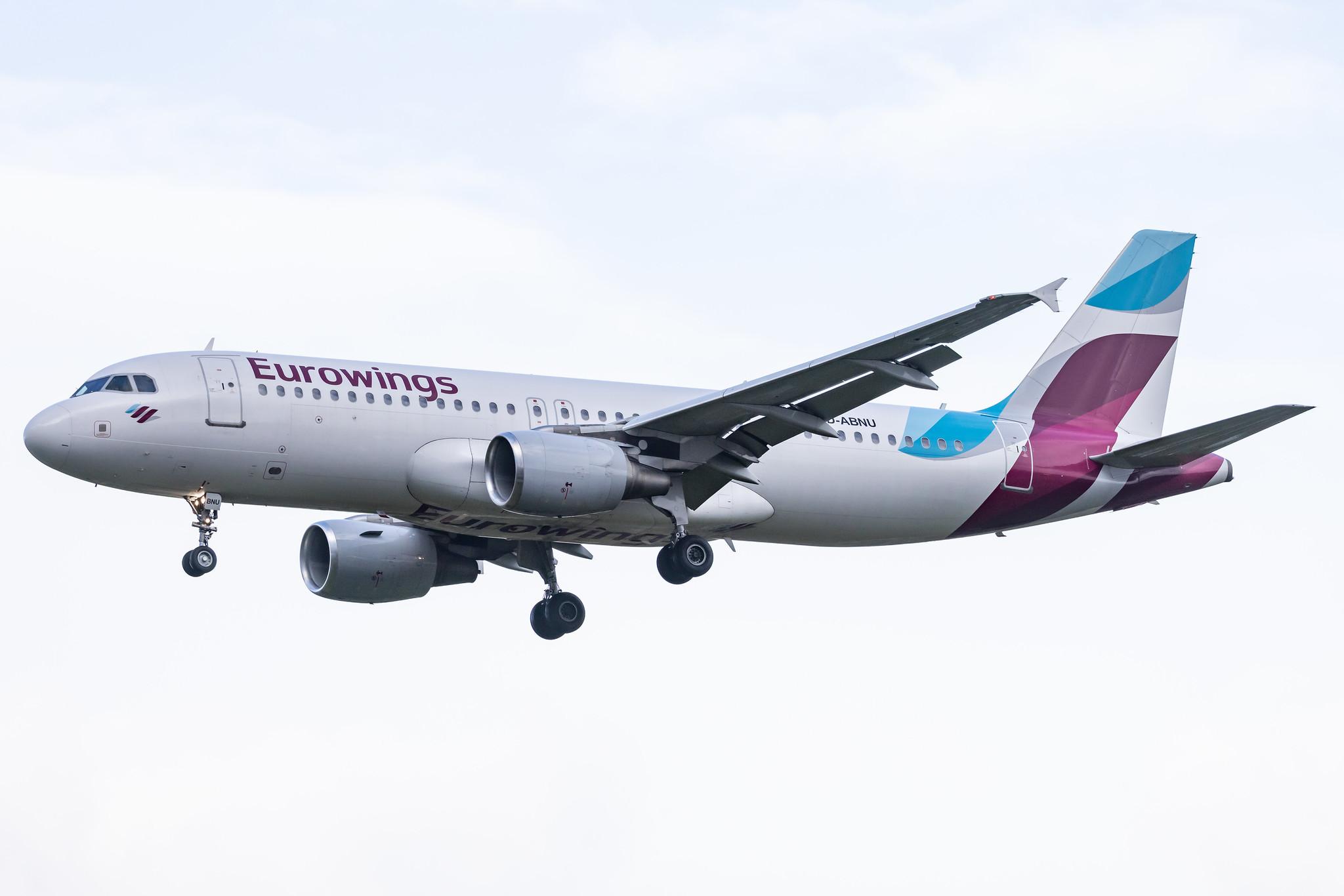 Hamburg Airport: Eurowings (EW / EWG) |  Airbus A320-214 A320 | D-ABNU | MSN 2591