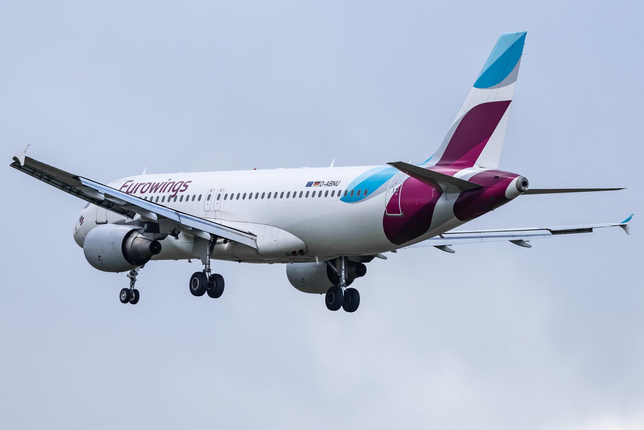 Hamburg Airport: Eurowings (EW / EWG) |  Airbus A320-214 A320 | D-ABNU | MSN 2591