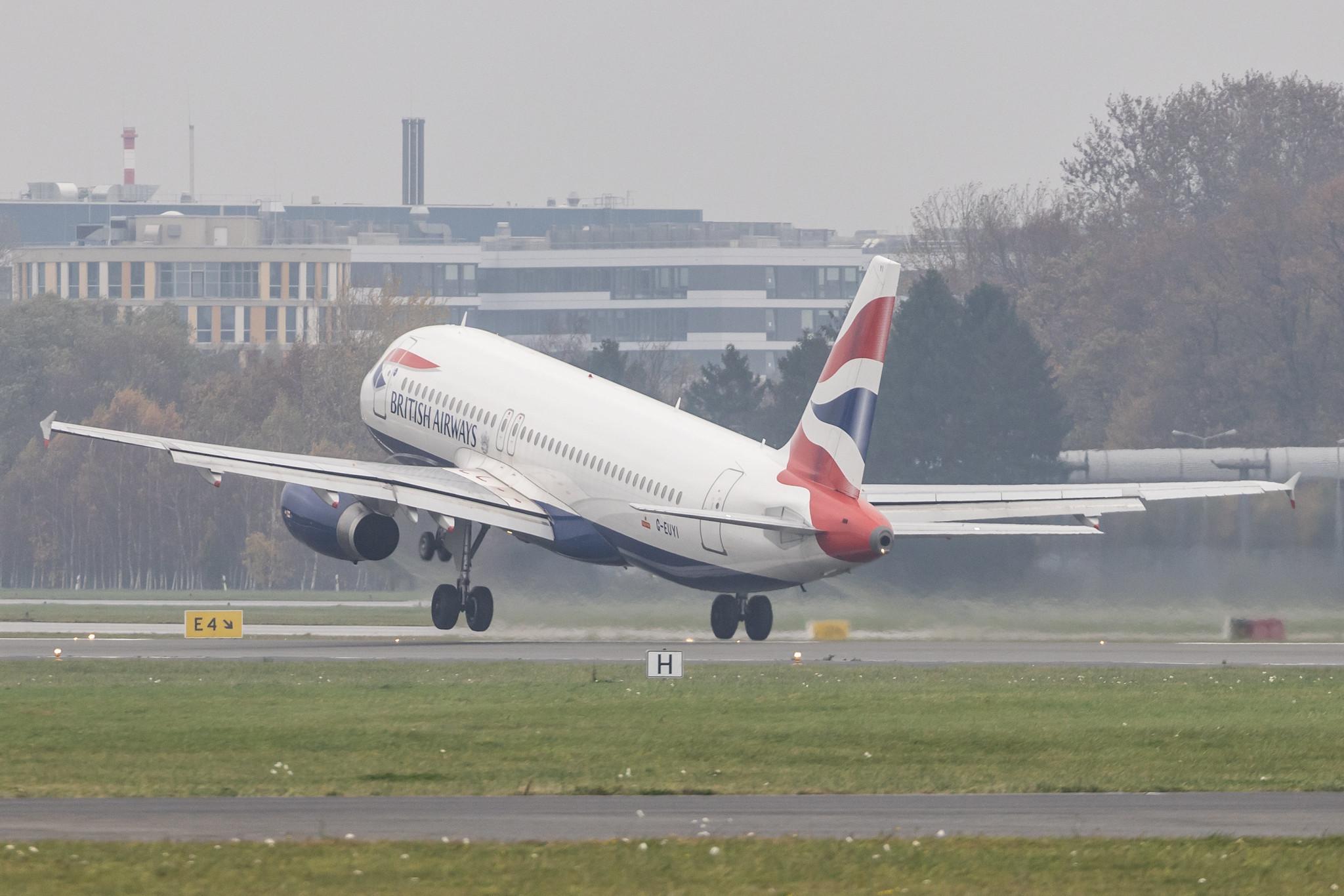 Hamburg Airport: British Airways (BA / BAW) |  Airbus A320-232 A320 | G-EUYI | MSN 4306
