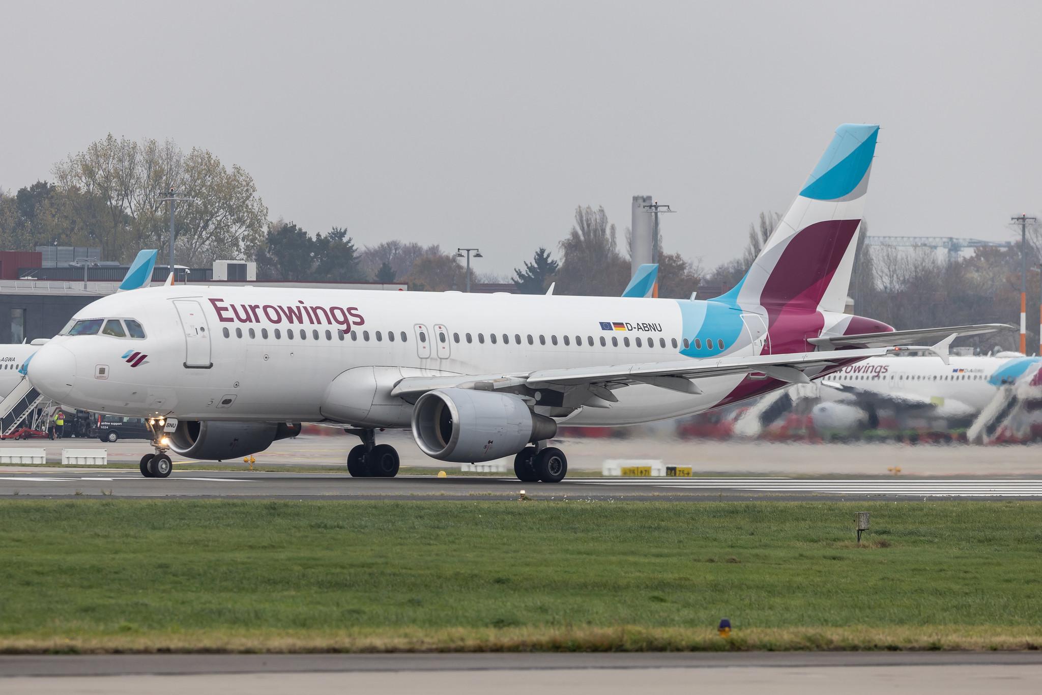 Hamburg Airport: Eurowings (EW / EWG) |  Airbus A320-214 A320 | D-ABNU | MSN 2591