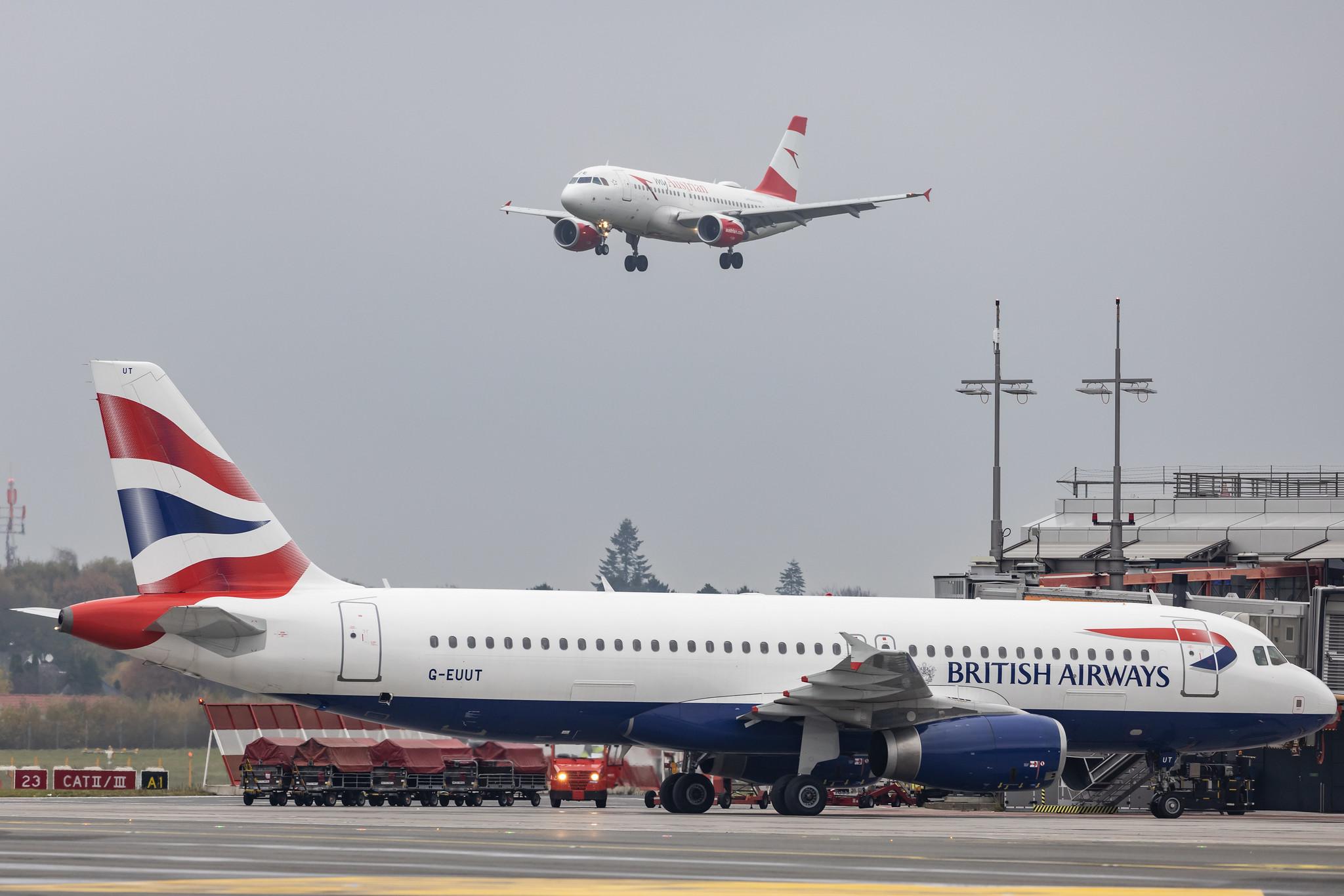 Hamburg Airport: British Airways (BA / BAW) |  Airbus A320-232 A320 | G-EUUT | MSN 3314
