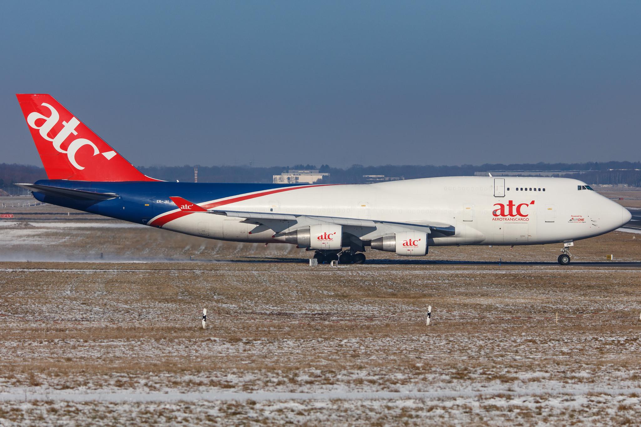 Hamburg Airport: Aerotranscargo (/ ATG) |  Boeing 747-412(BDSF) B744 | ER-JAI | MSN 26562