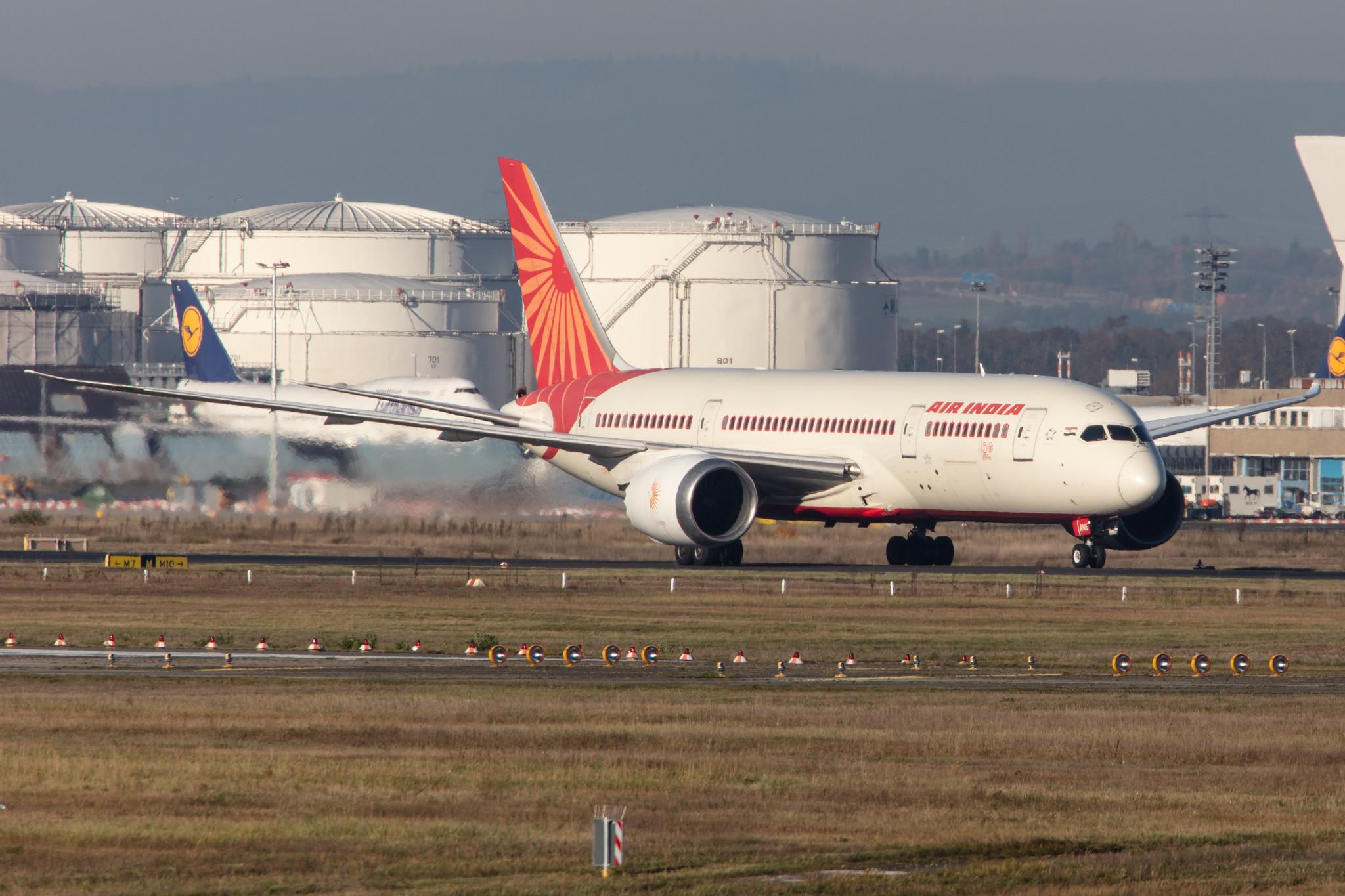 Frankfurt Airport: Air India (AI / AIC) |  Boeing 787-8 Dreamliner B788 | VT-ANE | MSN 36280