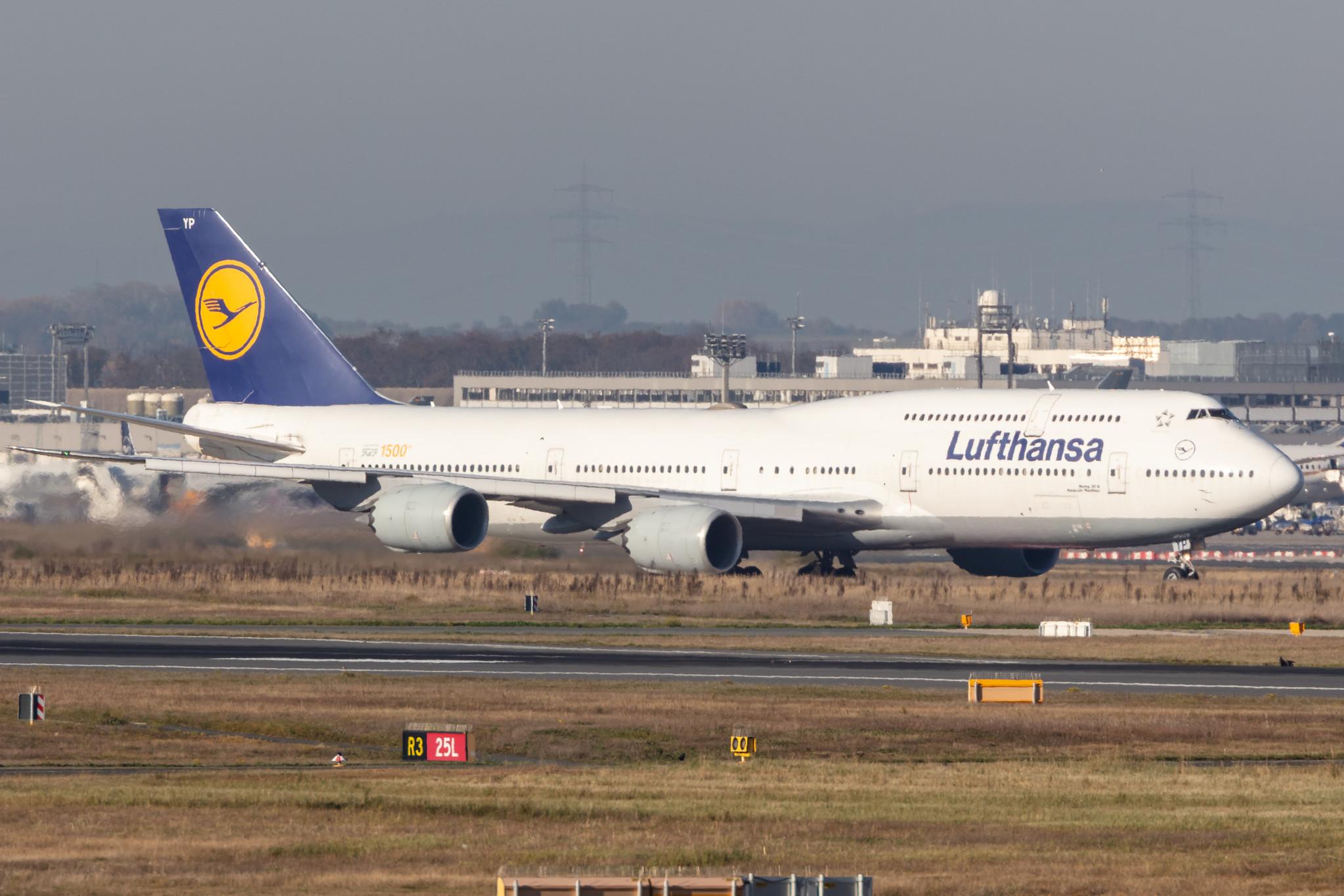 Frankfurt Airport: Lufthansa (LH / DLH) |  Boeing 747-830 B748 | D-ABYP | MSN 37839