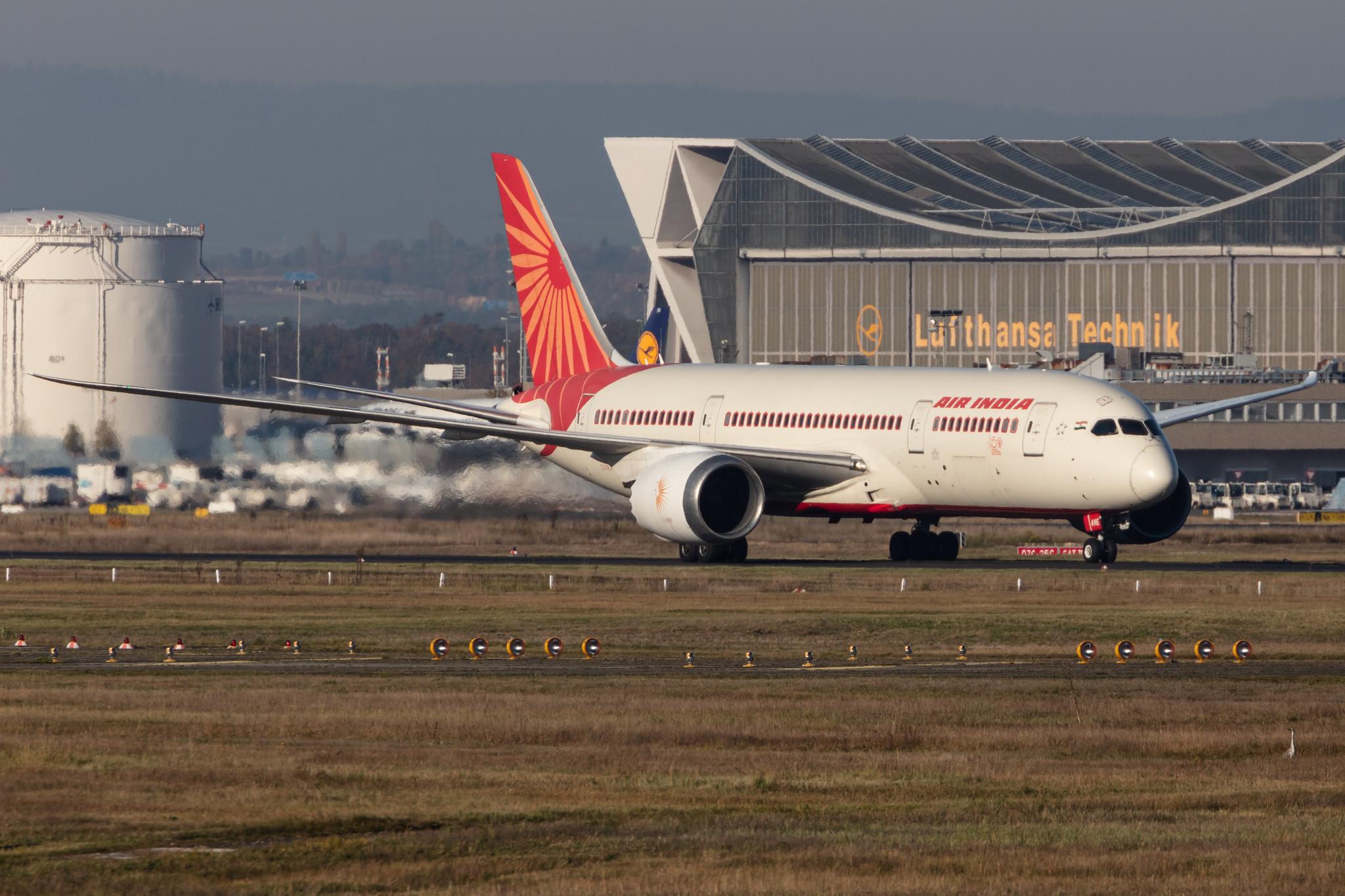 Frankfurt Airport: Air India (AI / AIC) |  Boeing 787-8 Dreamliner B788 | VT-ANE | MSN 36280