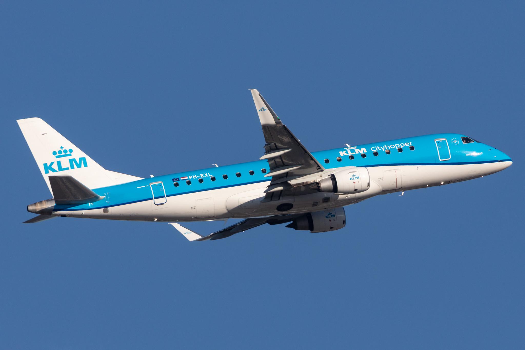 Frankfurt Airport: KLM (KL / KLM) | Operator: KLM Cityhopper |  Embraer E175STD E75L | PH-EXL | MSN 17000633