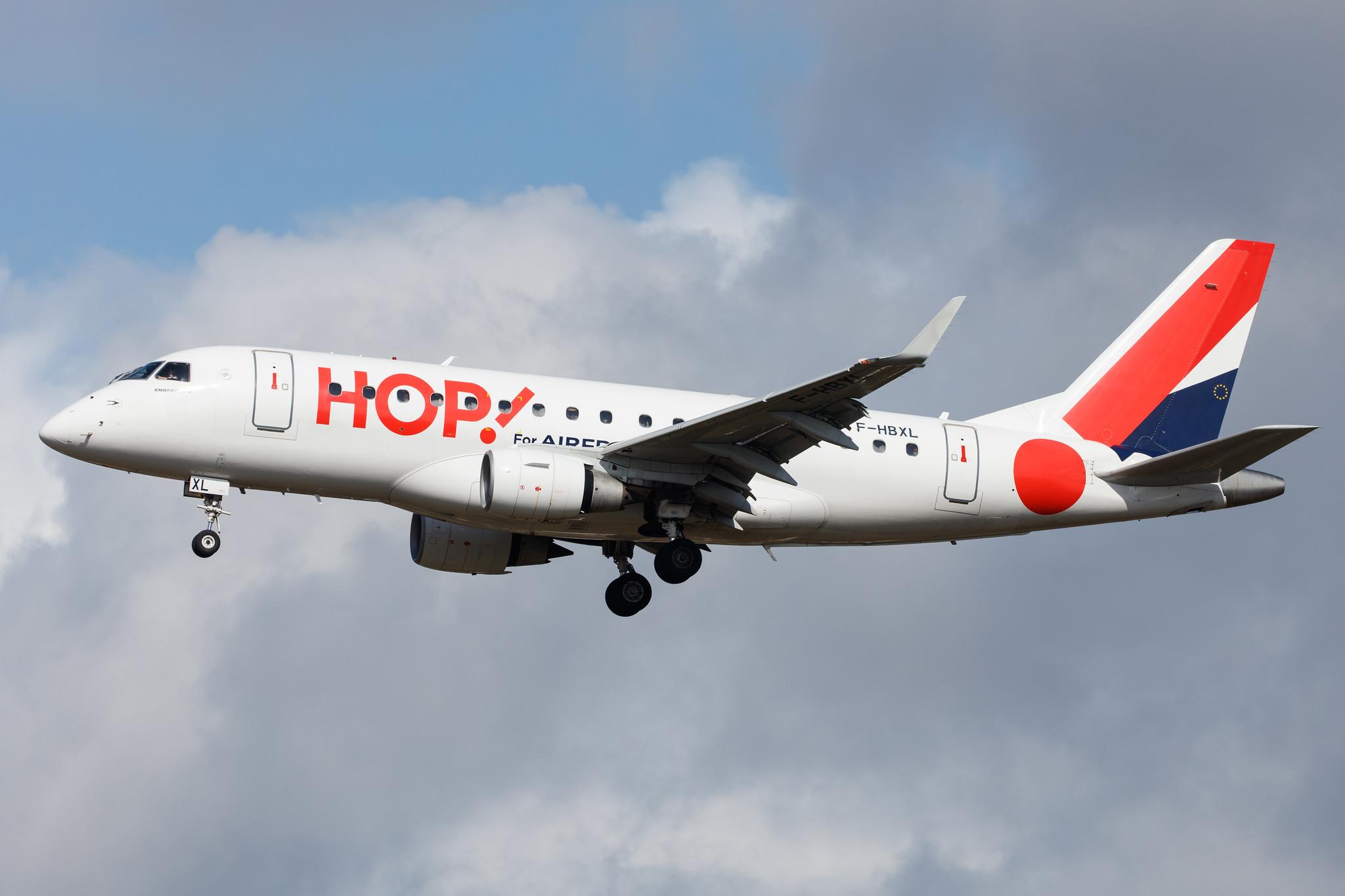 Hamburg Airport: Air France (AF / AFR) | Operator: Air France Hop |  Embraer E170LR E170 | F-HBXL | MSN 17000009