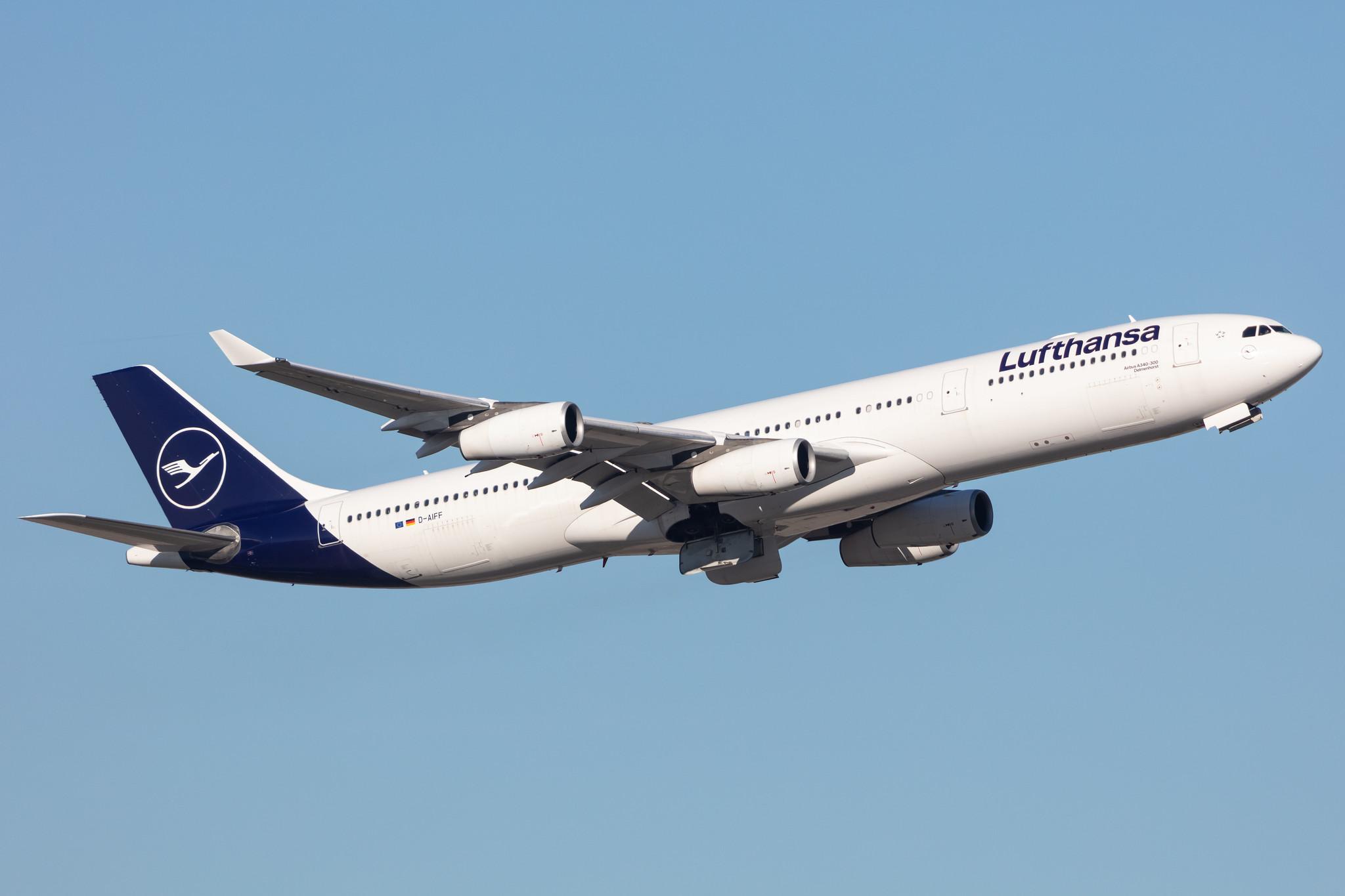 Frankfurt Airport: Lufthansa (LH / DLH) |  Airbus A340-313 A343 | D-AIFF | MSN 0447