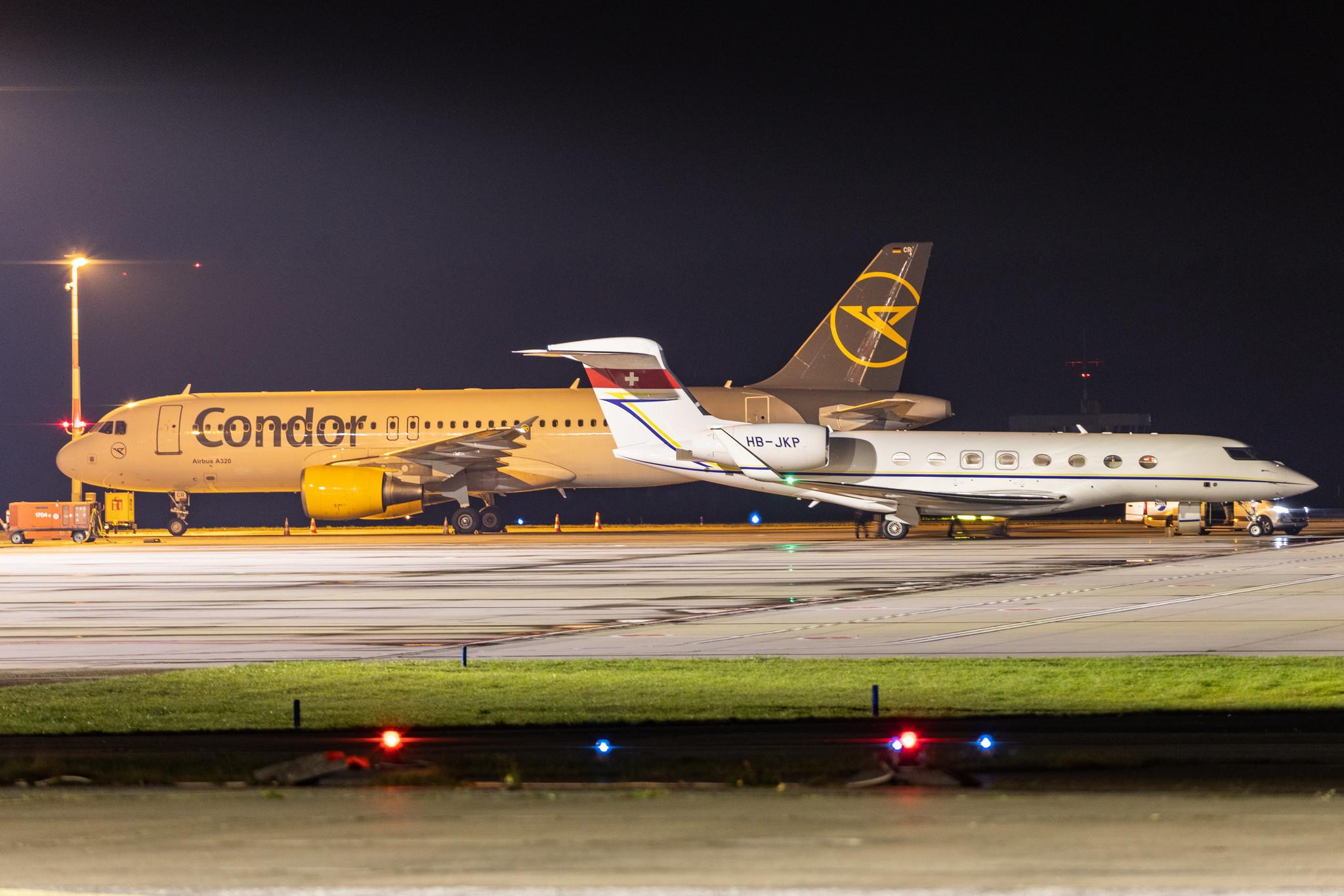 Hamburg Airport: Jet Aviation Business Jets (/ PJS) |  Gulfstream G650 GLF6 | HB-JKP | MSN 6370