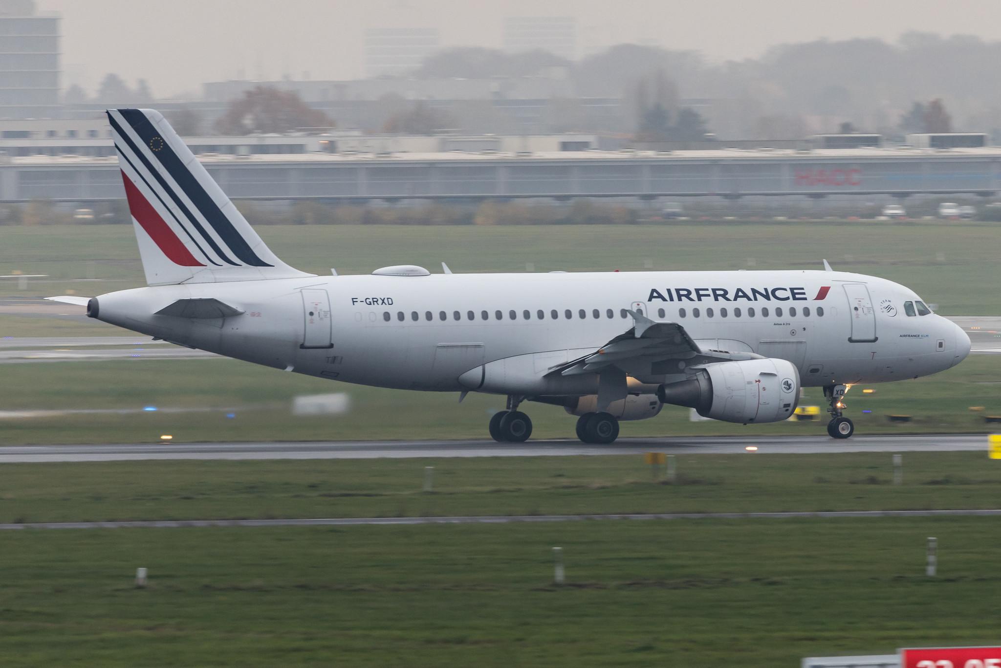 Hamburg Airport: Air France (AF / AFR) |  Airbus A319-111 A319 | F-GRXD | MSN 1699