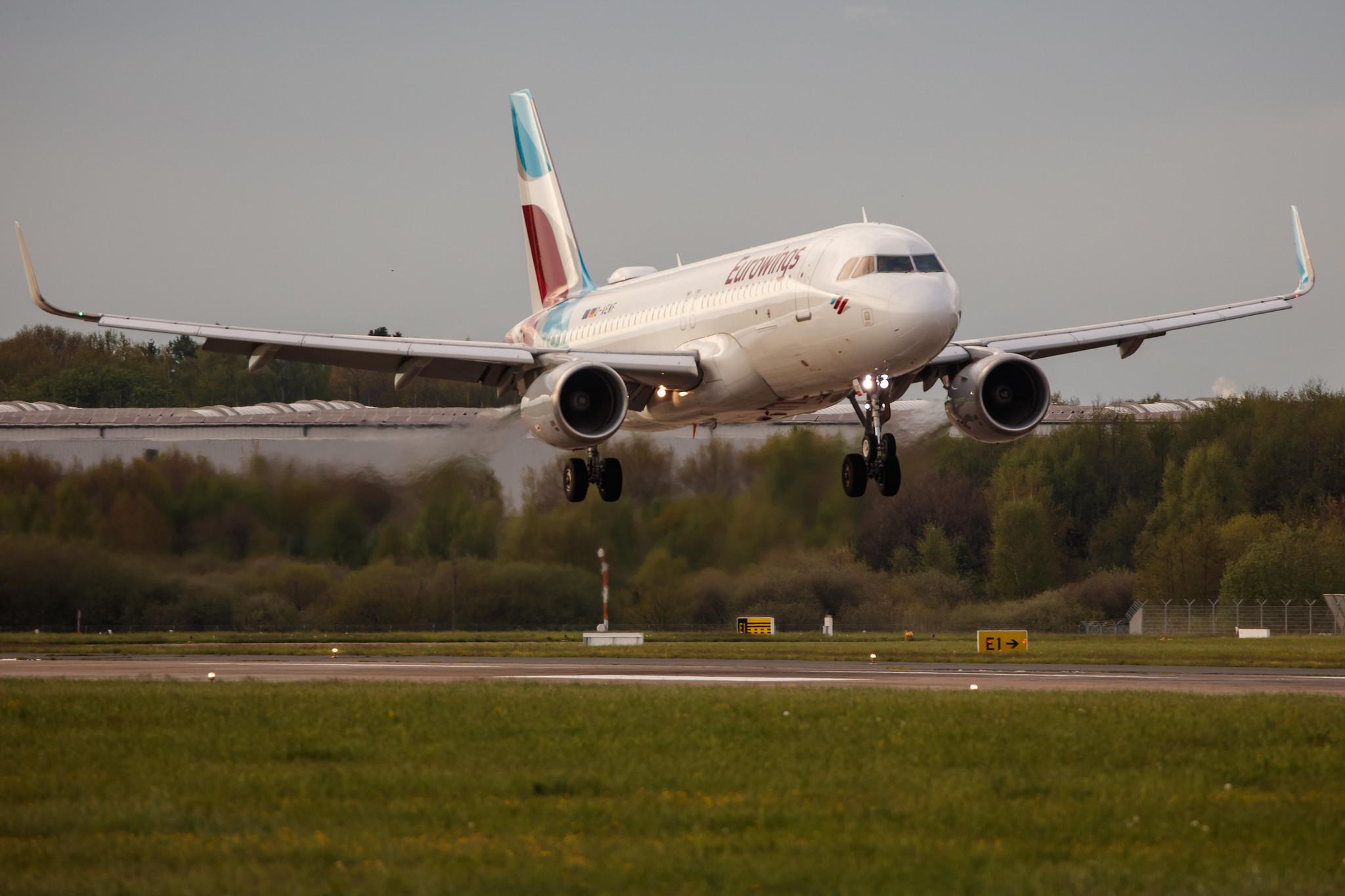 Hamburg Airport: Eurowings (EW / EWG) |  Airbus A320-214 A320 | D-AEWF | MSN 7087