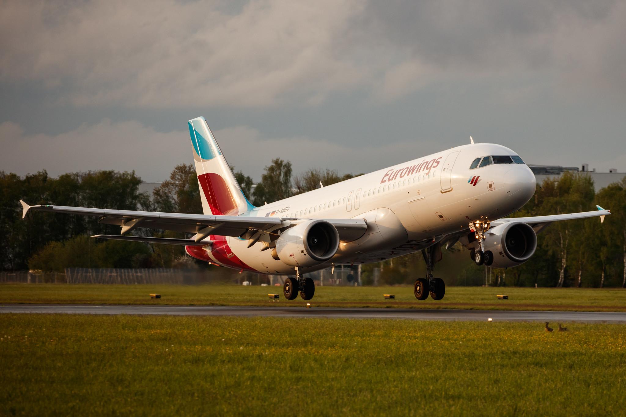 Hamburg Airport: Eurowings (EW / EWG) |  Airbus A320-214 A320 | D-ABDU | MSN 3516