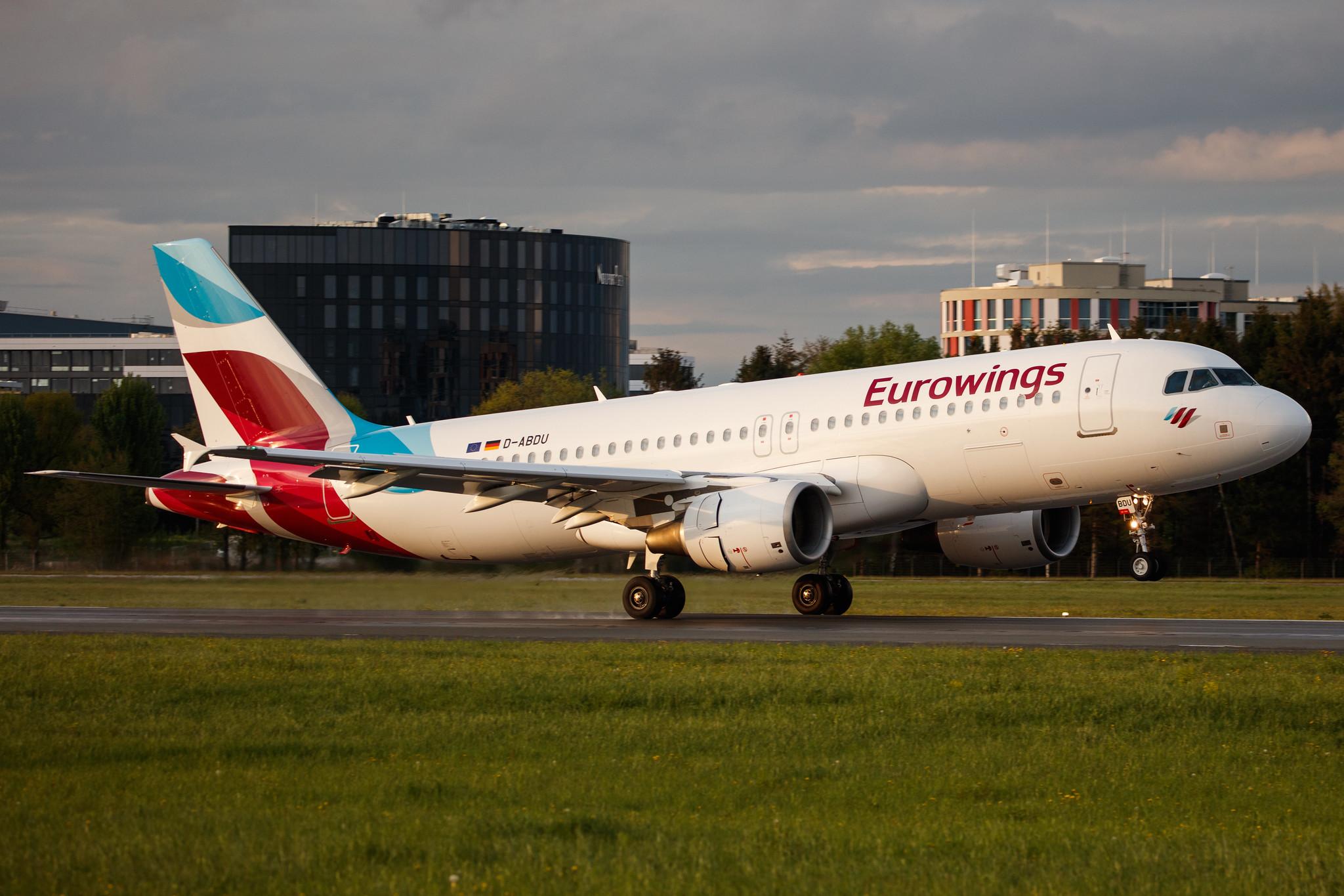 Hamburg Airport: Eurowings (EW / EWG) |  Airbus A320-214 A320 | D-ABDU | MSN 3516