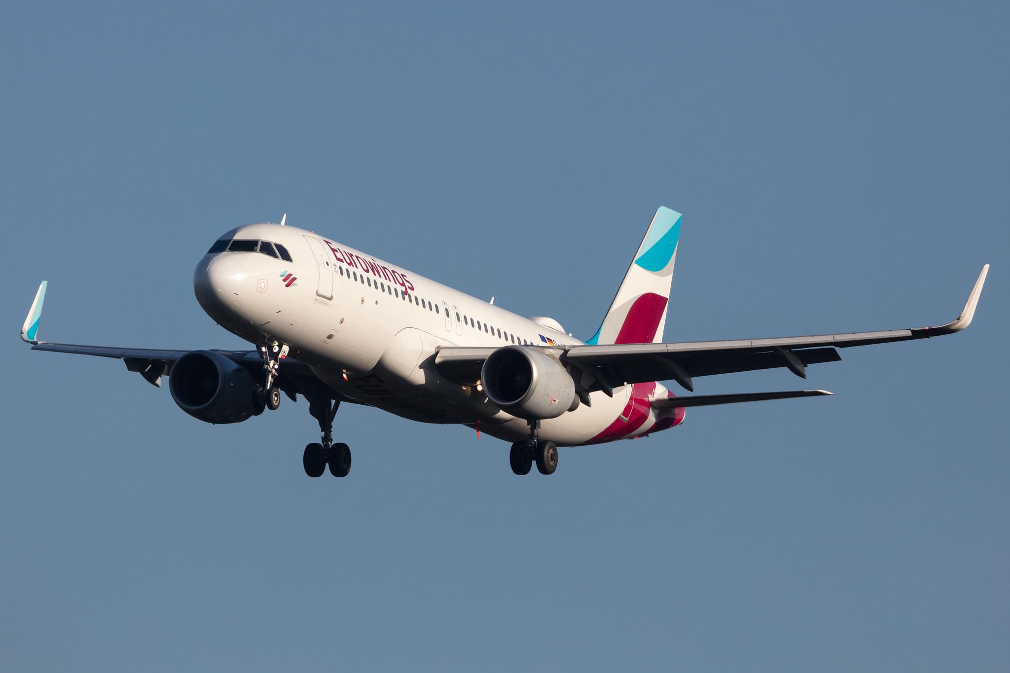 Hamburg Airport: Eurowings (EW / EWG) |  Airbus A320-214 A320 | D-AEWL | MSN 7263