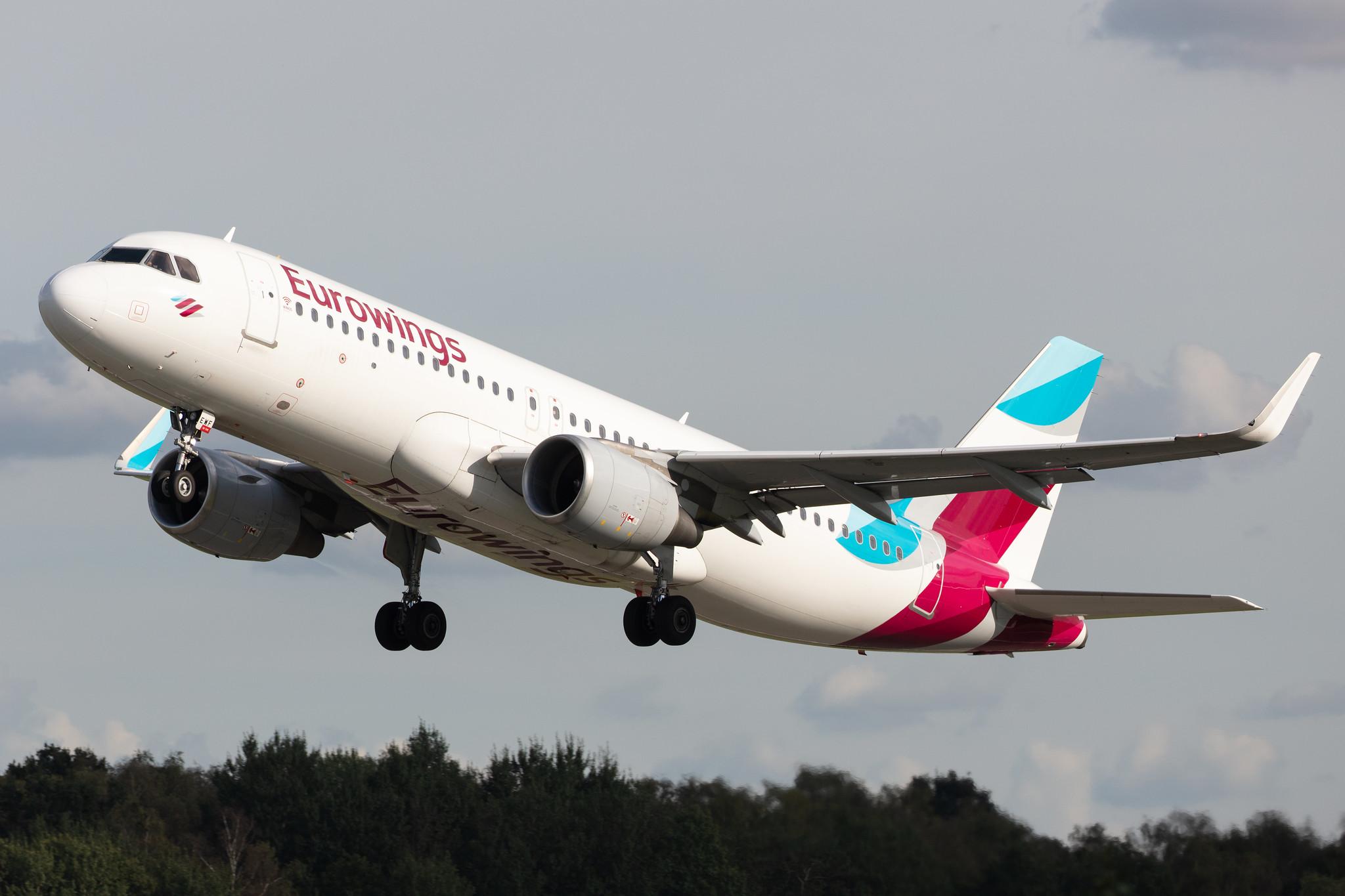 Hamburg Airport: Eurowings (EW / EWG) |  Airbus A320-214 A320 | D-AEWF | MSN 7087