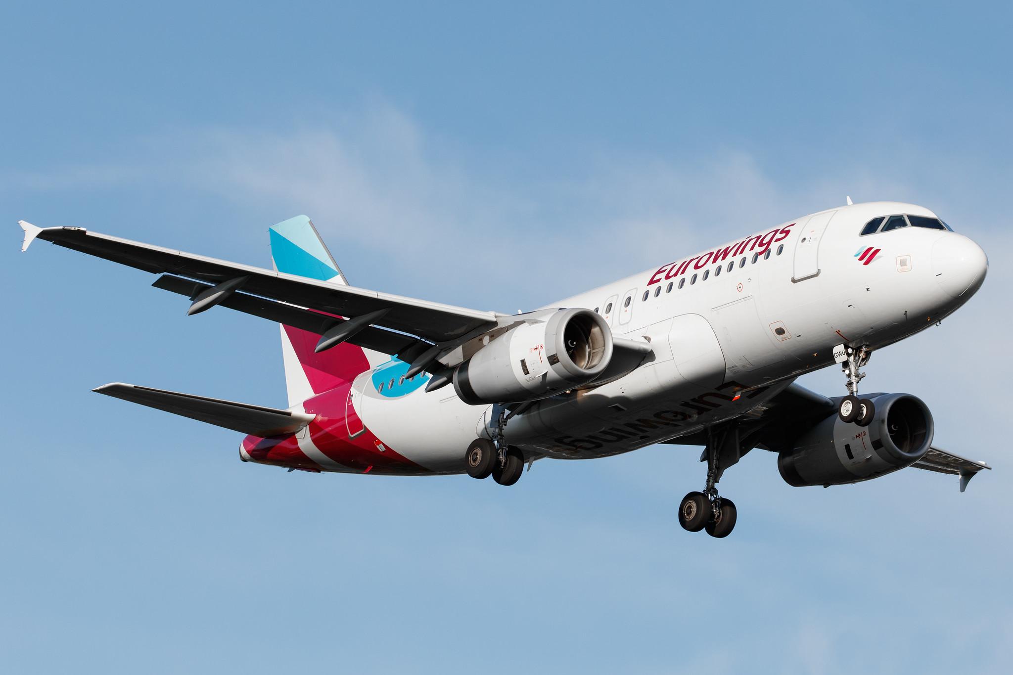 Hamburg Airport: Eurowings (EW / EWG) |  Airbus A319-132 A319 | D-AGWU | MSN 5457