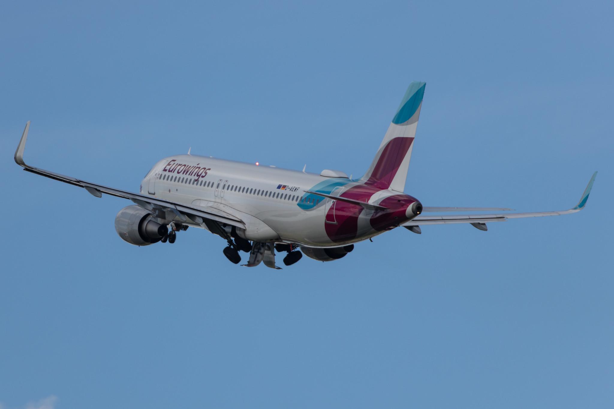 Hamburg Airport: Eurowings (EW / EWG) |  Airbus A320-214 A320 | D-AEWF | MSN 7087