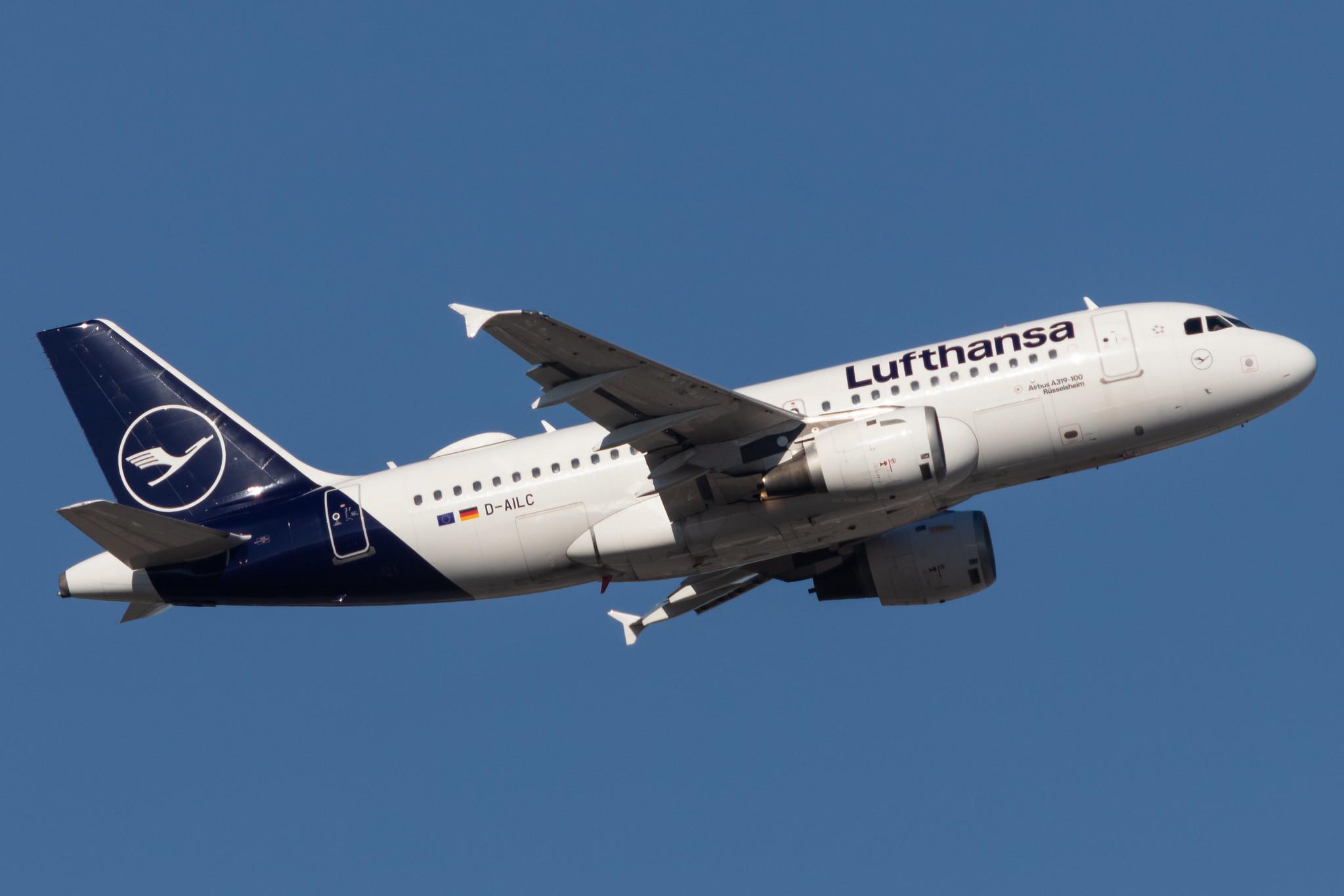 Frankfurt Airport: Lufthansa (LH / DLH) |  Airbus A319-114 A319 | D-AILC | MSN 0616