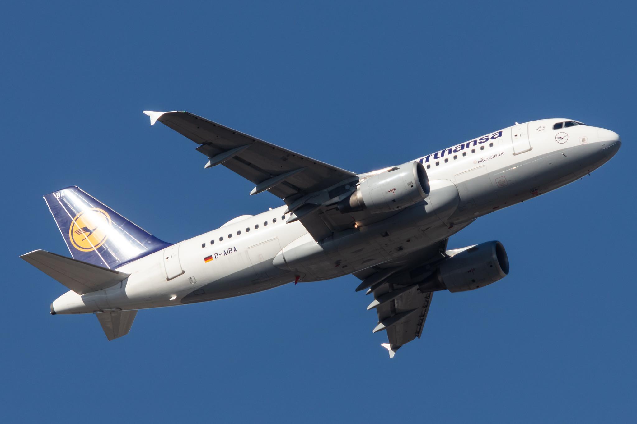 Frankfurt Airport: Lufthansa (LH / DLH) |  Airbus A319-112 A319 | D-AIBA | MSN 4141