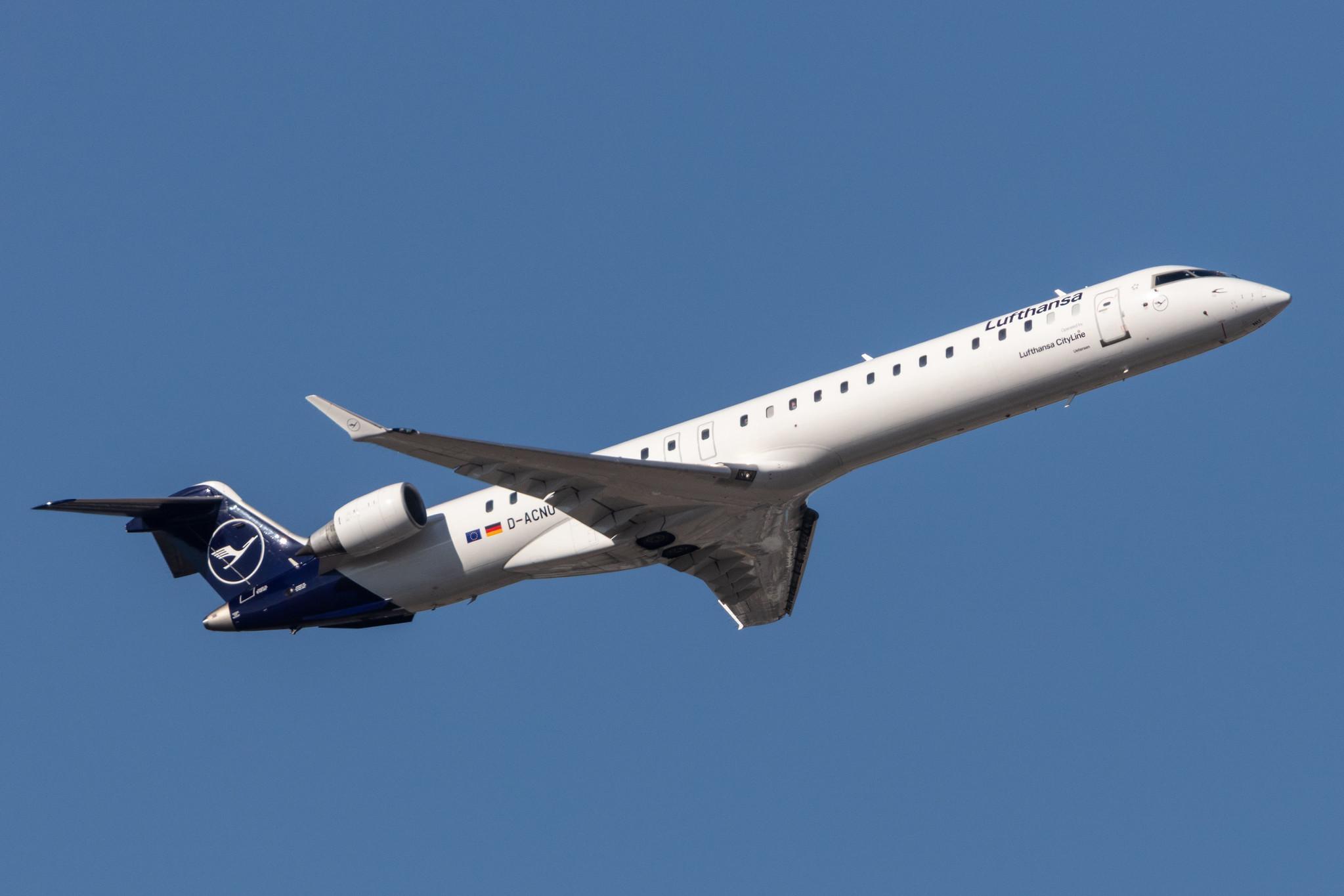 Frankfurt Airport: Lufthansa (LH / DLH) | Operator: Lufthansa CityLine |  Mitsubishi CRJ-900LR CRJ9 | D-ACNU | MSN 15267