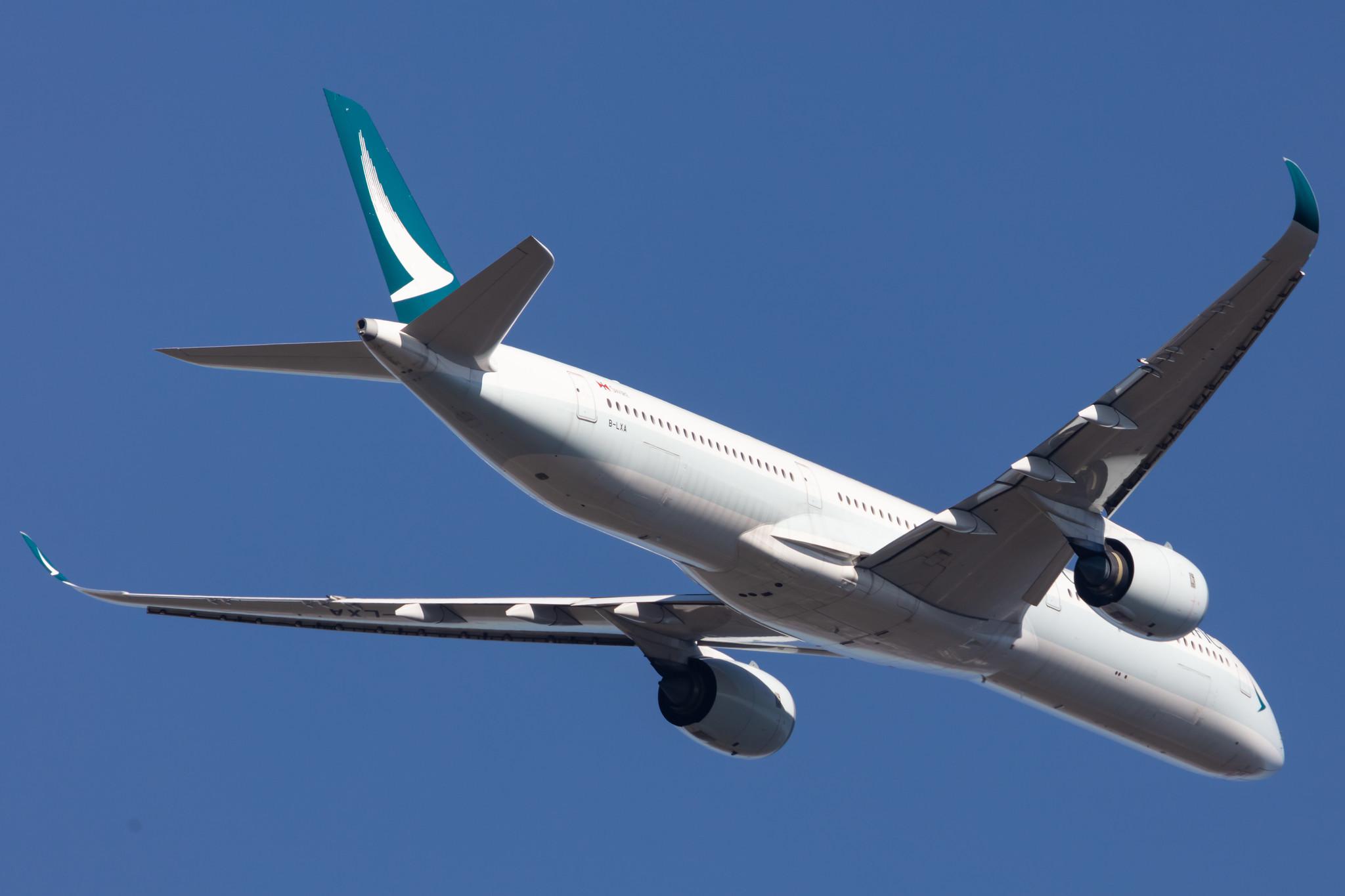 Frankfurt Airport: Cathay Pacific (CX / CPA) |  Airbus A350-1041 A35K | B-LXA | MSN 118