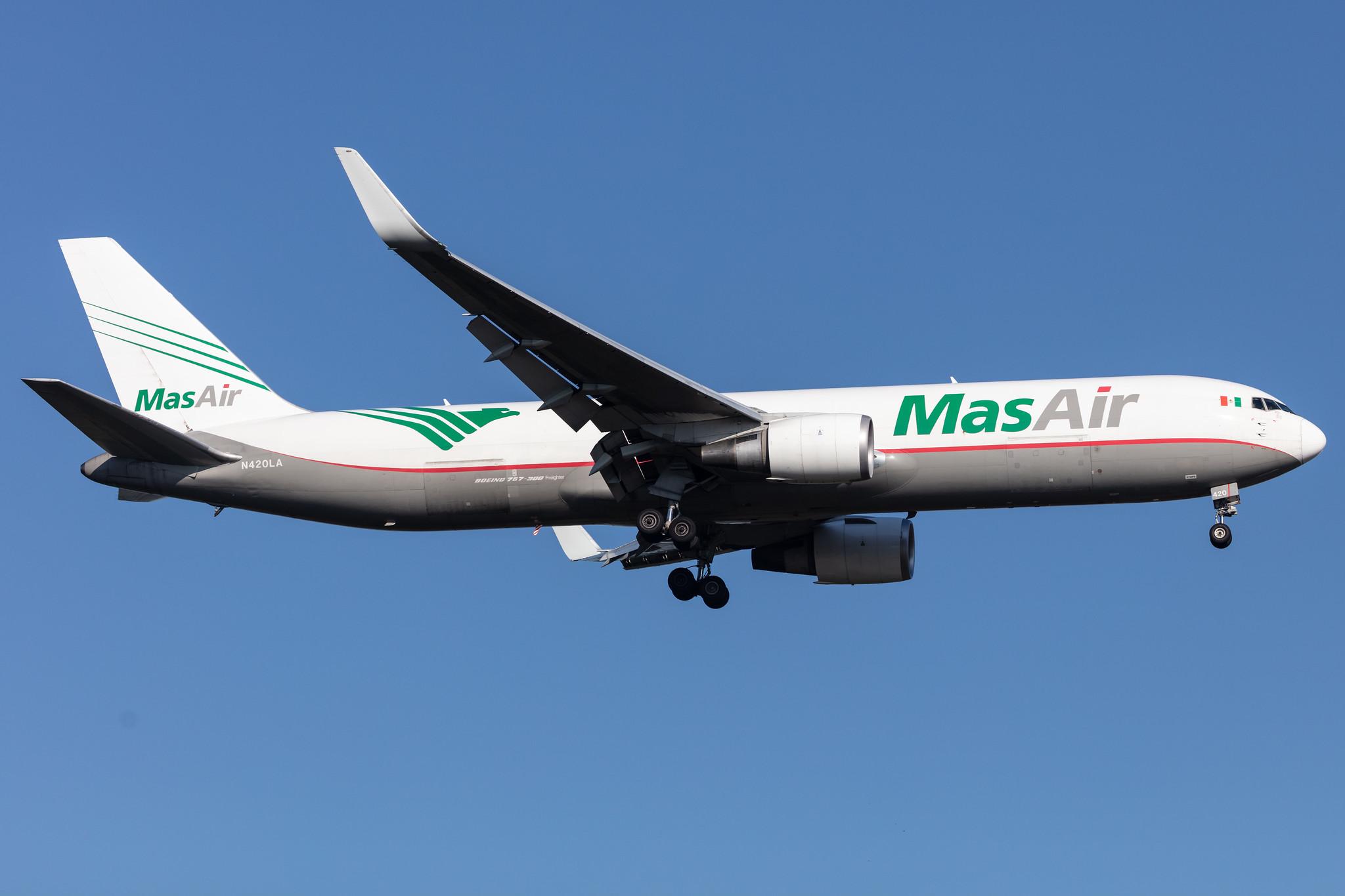 Frankfurt Airport: MasAir Cargo (M7 / MAA) | Operator: MasAir Cargo Airline |  Boeing 767-316F(ER) B763 | N420LA | MSN 34627
