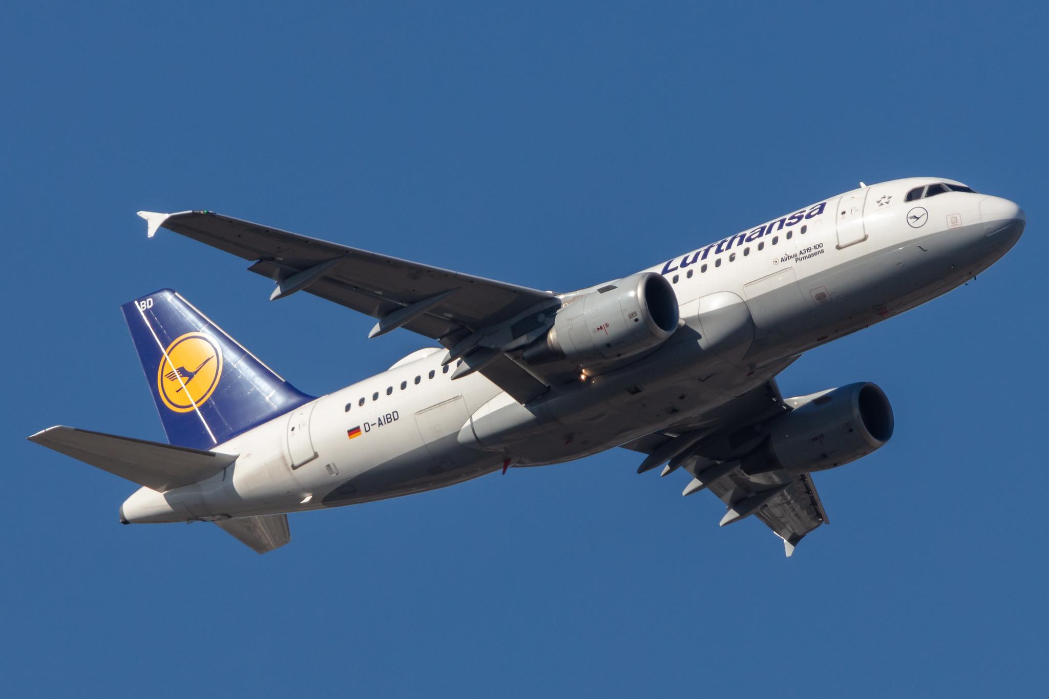 Frankfurt Airport: Lufthansa (LH / DLH) |  Airbus A319-112 A319 | D-AIBD | MSN 4455