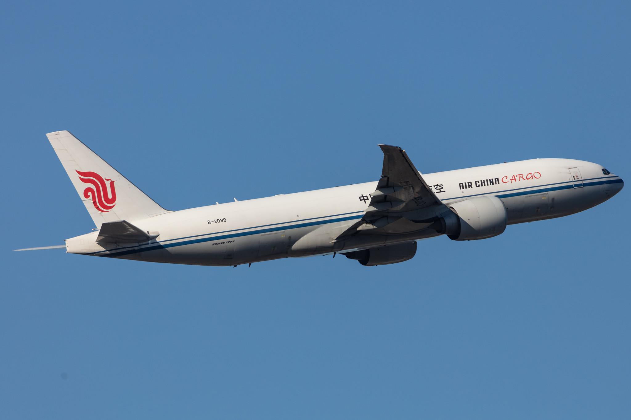 Frankfurt Airport: Air China Cargo (/ CAO) |  Boeing 777-FFT B77L | B-2098 | MSN 44681
