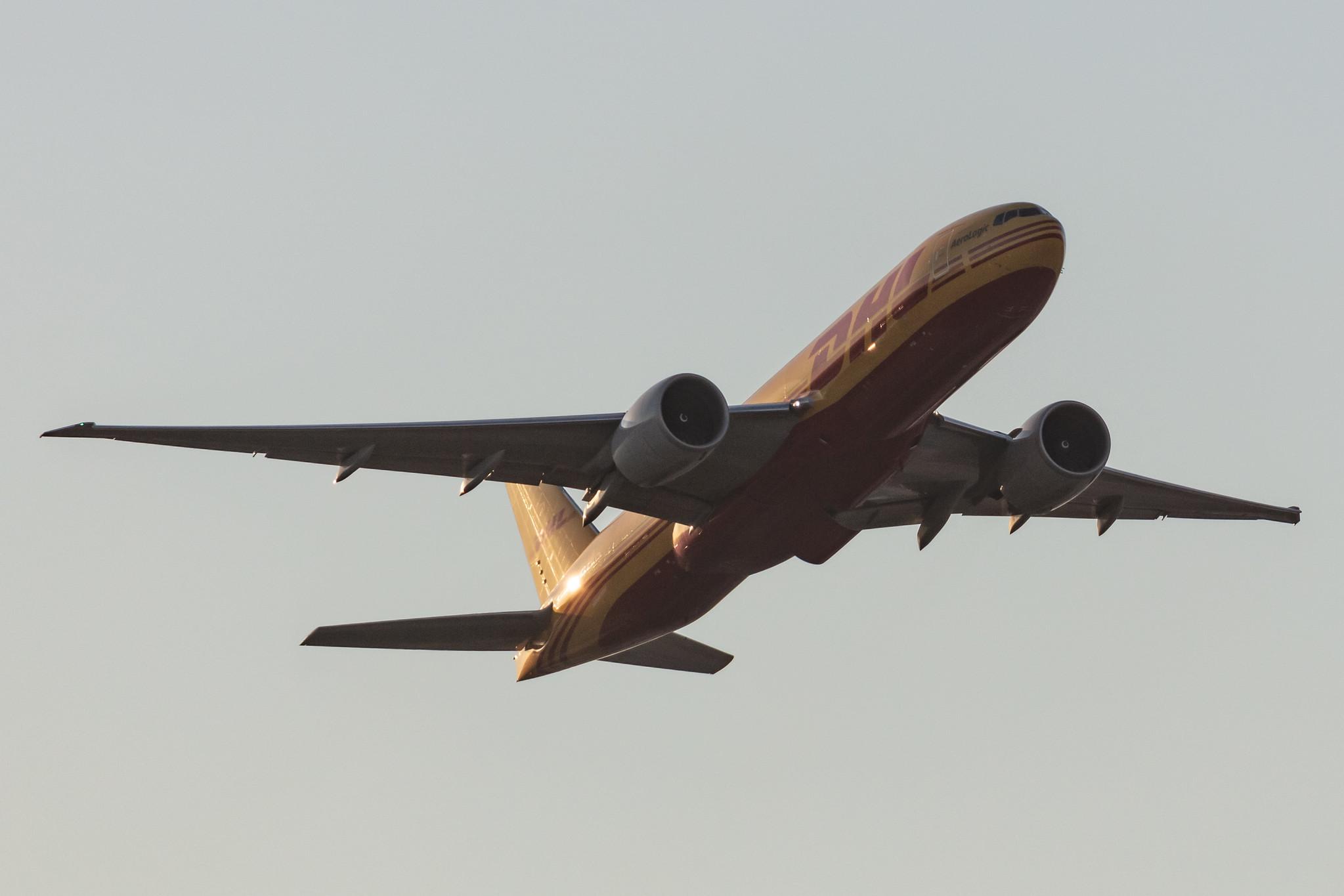 Frankfurt Airport: DHL (D0 / DHK) | Operator: AeroLogic |  Boeing 777-F B77L | D-AALL | MSN 66081