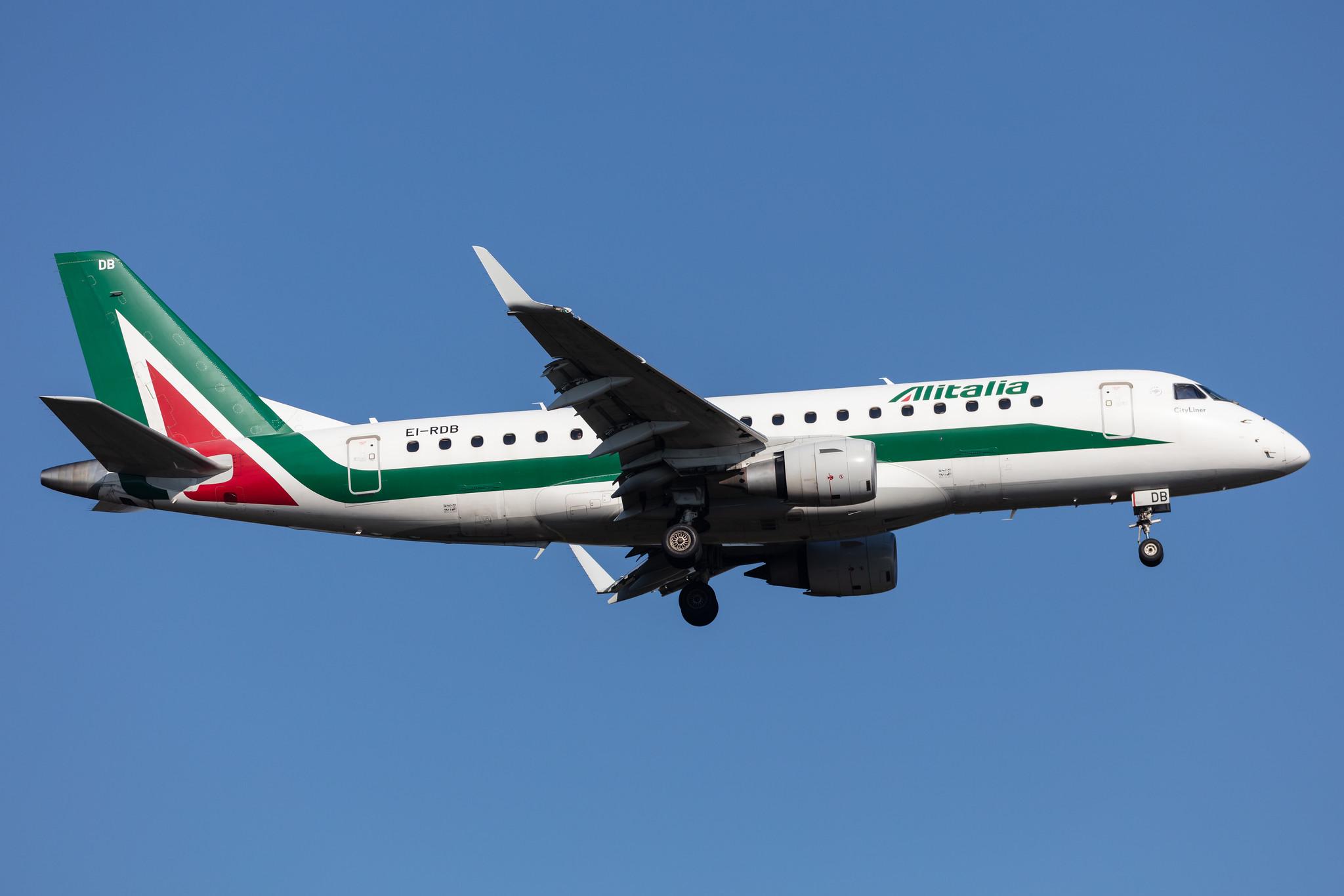 Frankfurt Airport: Alitalia (AZ / AZA) |  Embraer E175STD E75S | EI-RDB | MSN 17000331