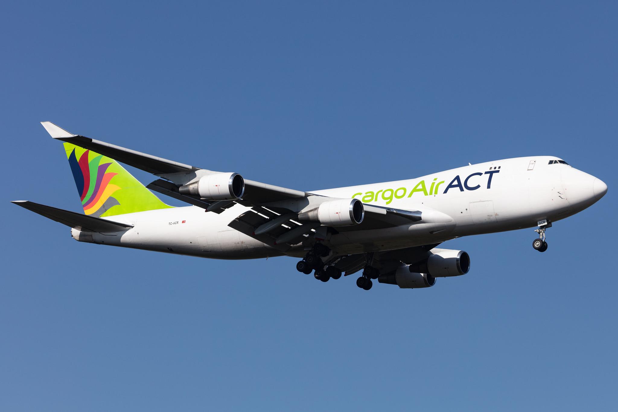 Frankfurt Airport: AirACT (9T / RUN) |  Boeing 747-428F(ER) B744 | TC-ACR | MSN 32866