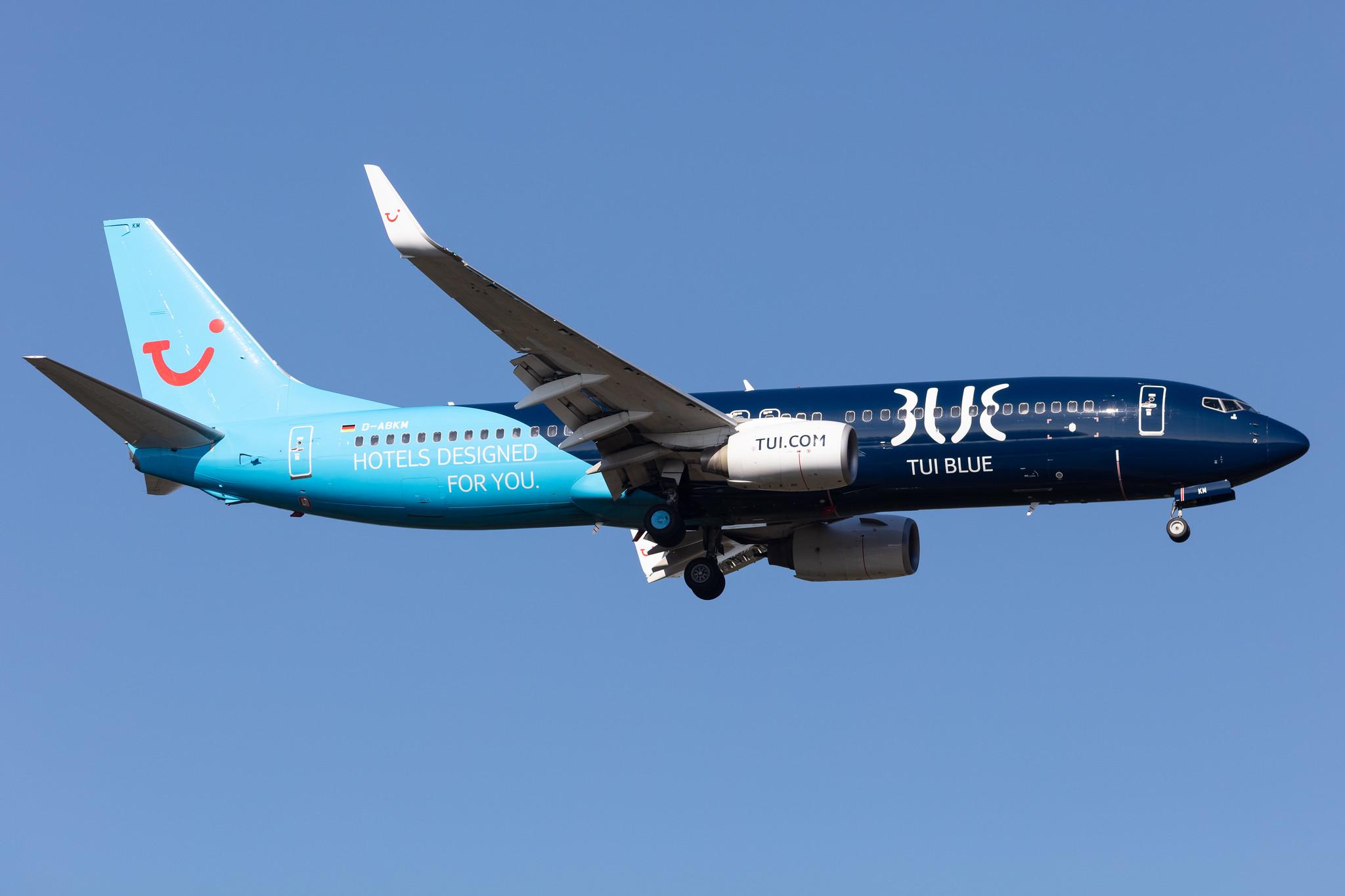 Frankfurt Airport: TUI (X3 / TUI) |  Livery: TUI Blue Livery | Operator: TUI fly |  Boeing 737-86J B738 | D-ABKM | MSN 37755