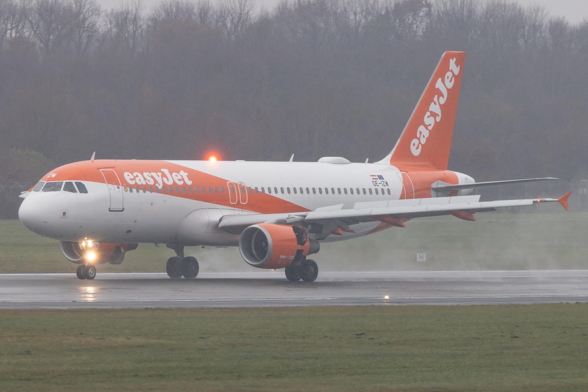 Hamburg Airport: easyJet (U2 / EZY) | Operator: easyJet Europe |  Airbus A320-214 A320 | OE-IZW | MSN 3055