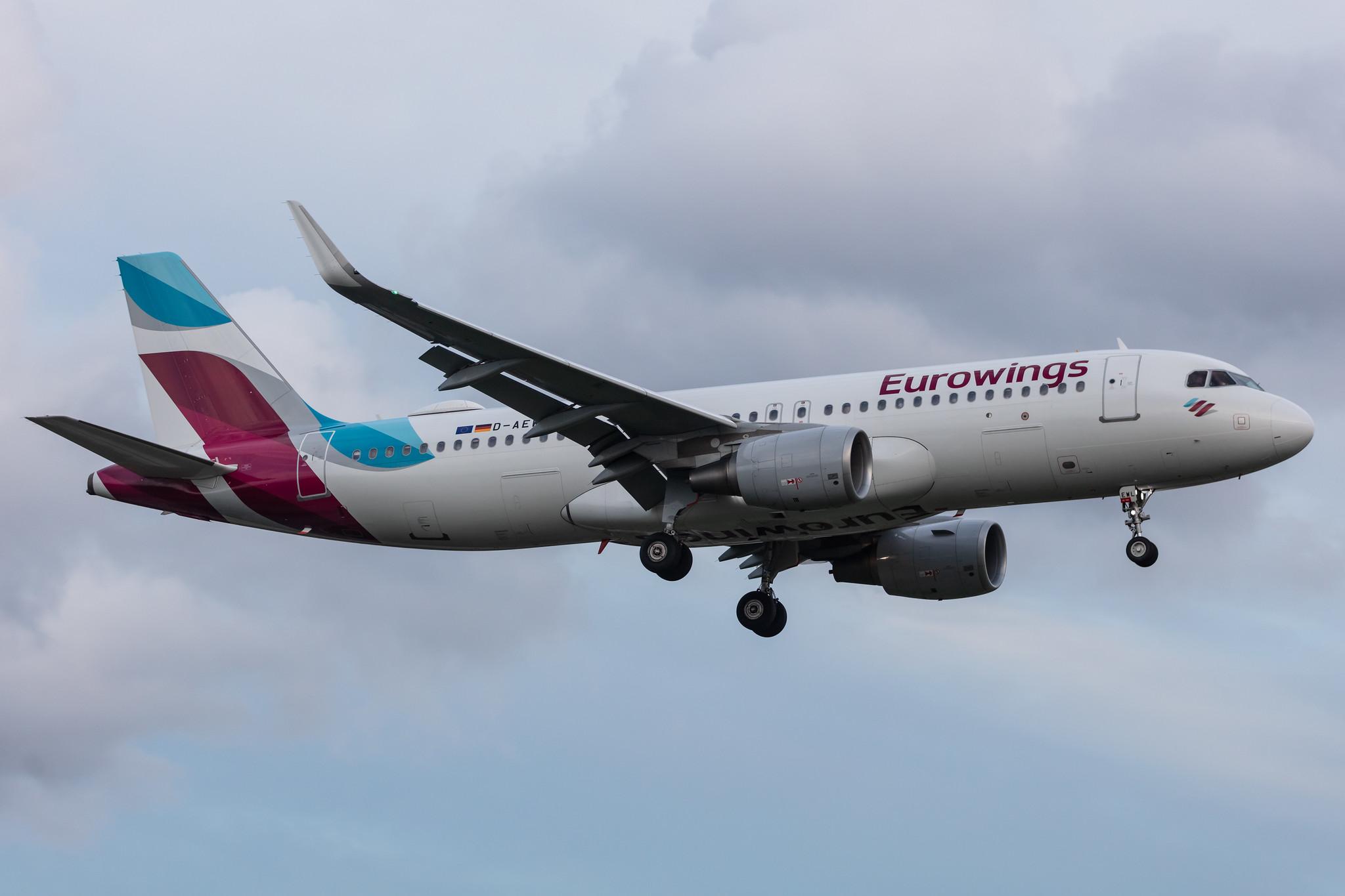 Hamburg Airport: Eurowings (EW / EWG) |  Airbus A320-214 A320 | D-AEWL | MSN 7263