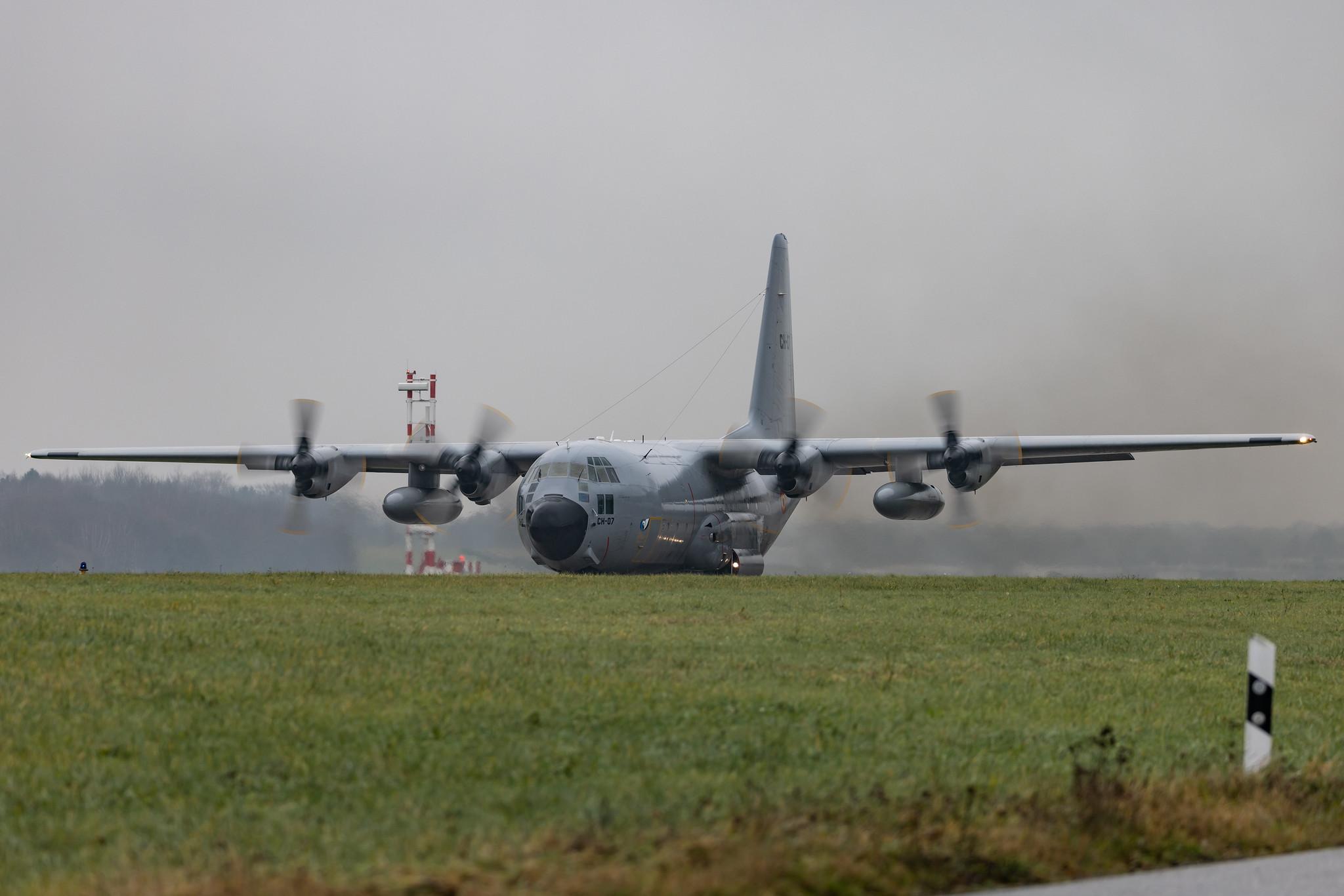 Hamburg Airport: Belgian Air Force | Lockheed C130H Hercules C130 | CH-07 | MSN 4476