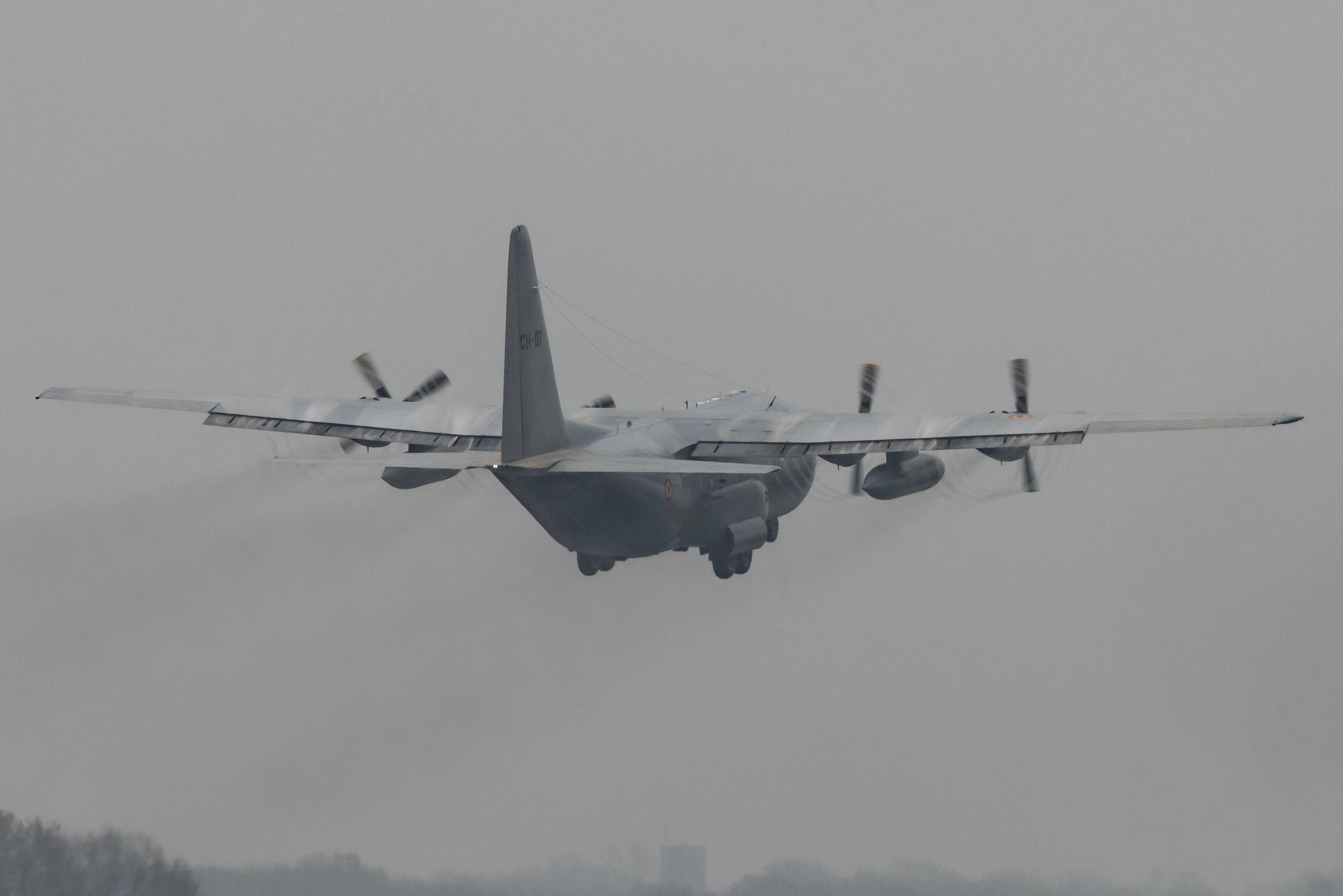 Hamburg Airport: Belgian Air Force | Lockheed C130H Hercules C130 | CH-07 | MSN 4476