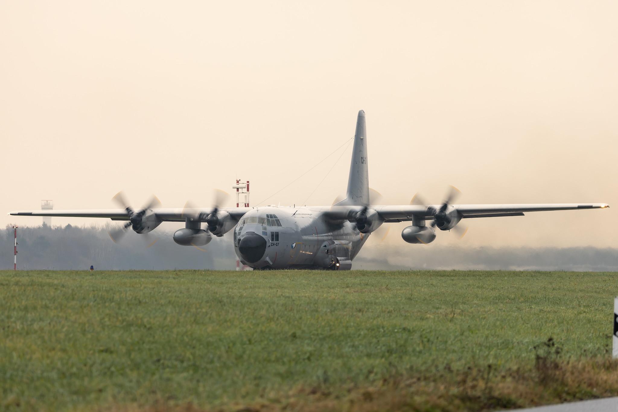 Hamburg Airport: Belgian Air Force | Lockheed C130H Hercules C130 | CH-07 | MSN 4476