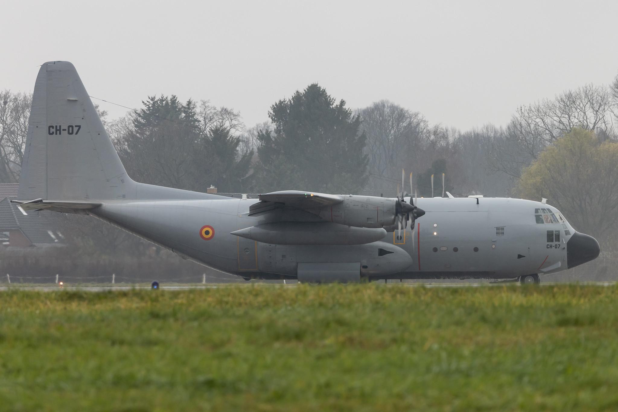 Hamburg Airport: Belgian Air Force | Lockheed C130H Hercules C130 | CH-07 | MSN 4476