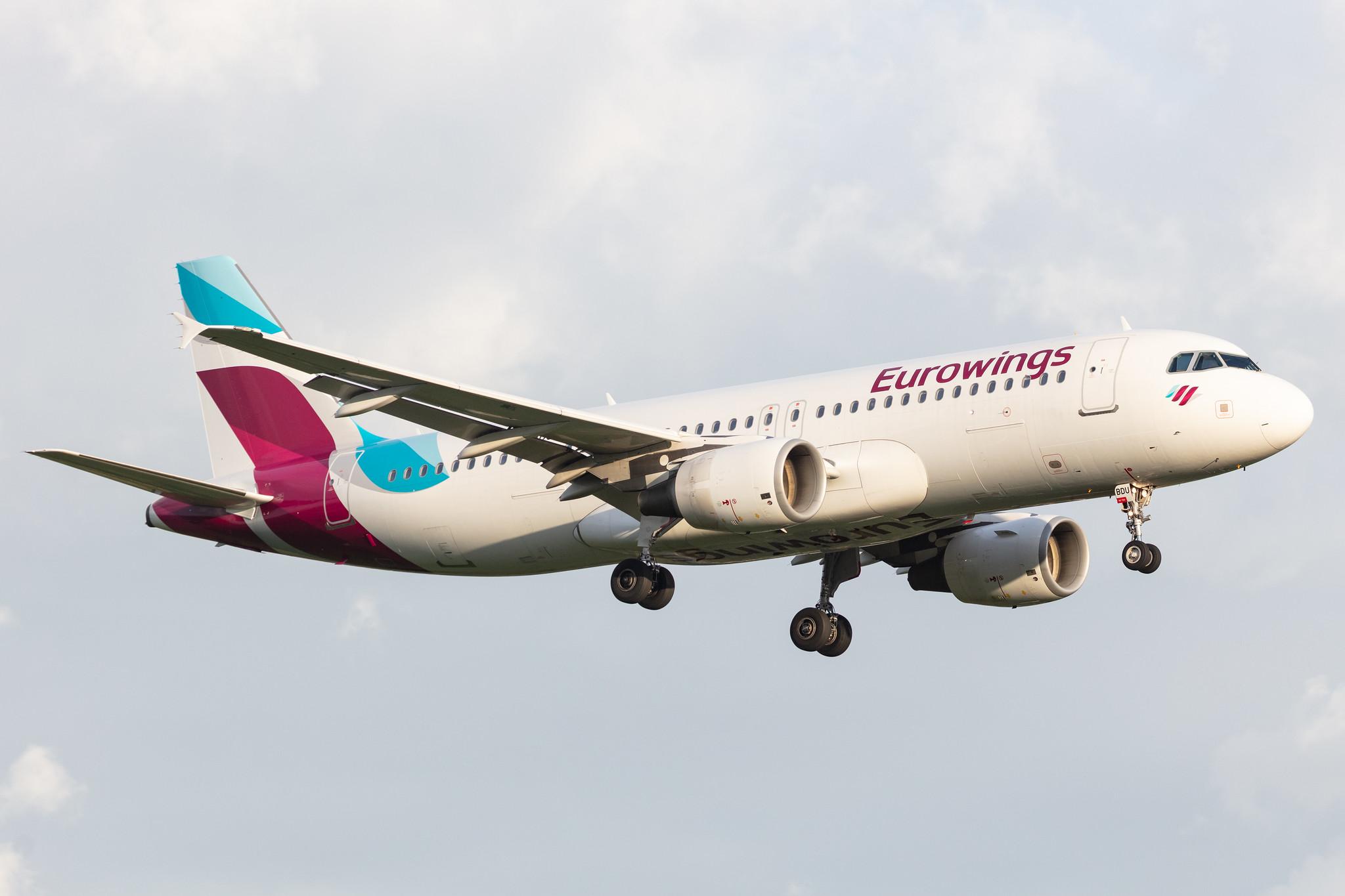 Hamburg Airport: Eurowings (EW / EWG) |  Airbus A320-214 A320 | D-ABDU | MSN 3516