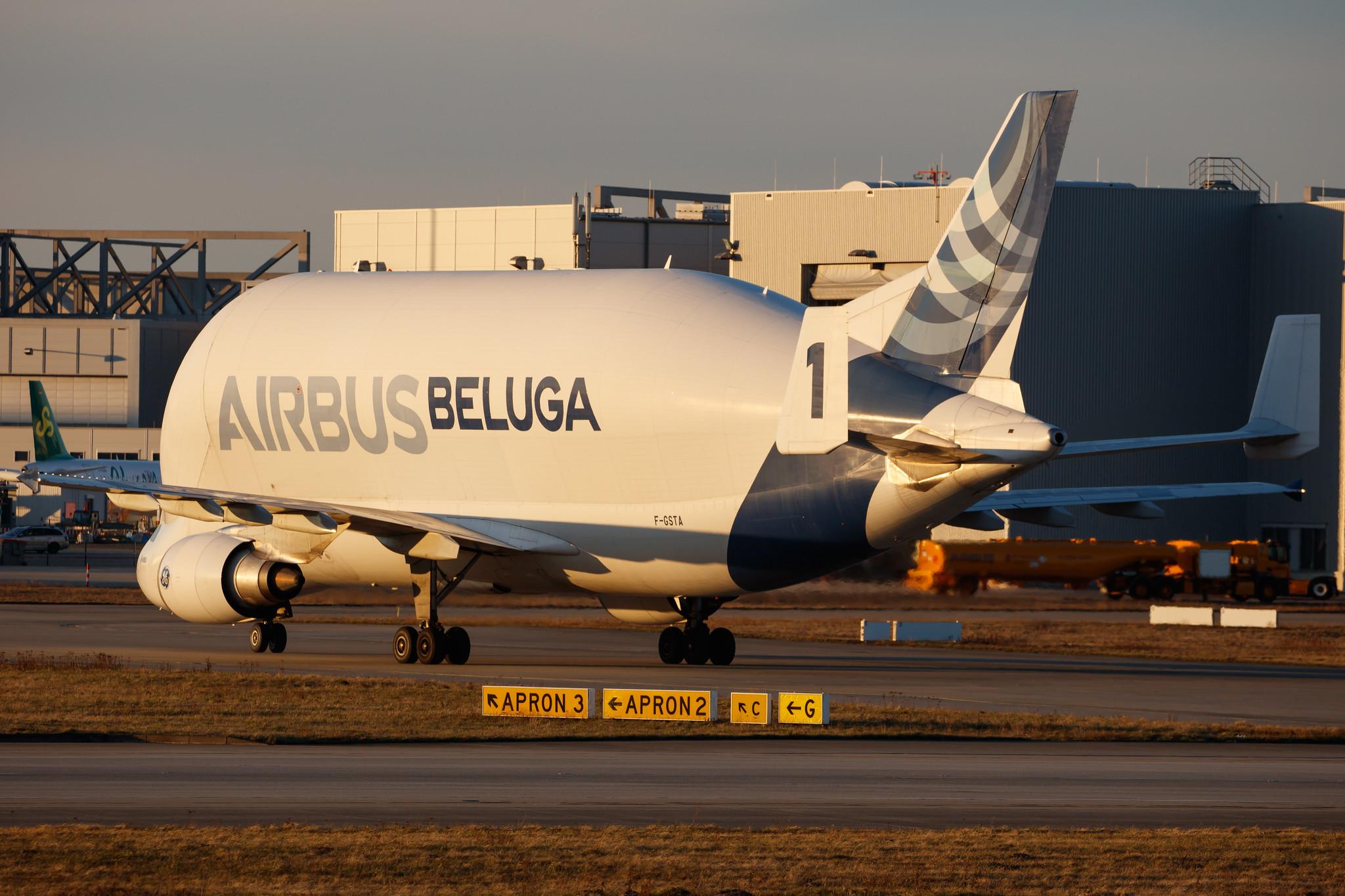 Hamburg Finkenwerder: Airbus Transport International (4Y / BGA) |  Airbus A300-608ST Beluga A3ST | F-GSTA | MSN 655