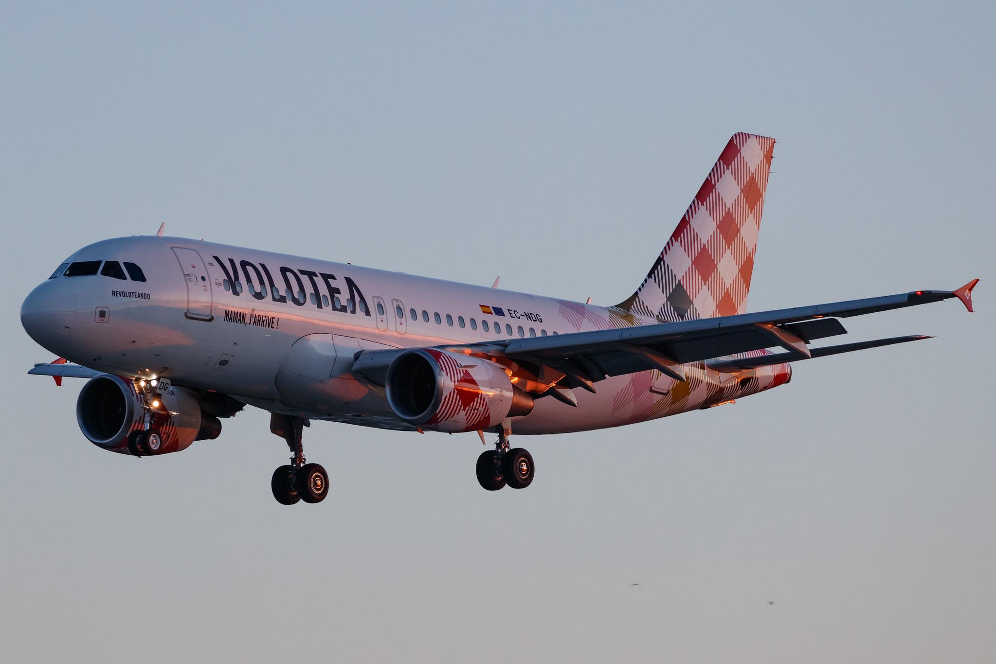 Hamburg Finkenwerder: Volotea (V7 / VOE) |  Airbus A319-112 A319 | EC-NDG | MSN 03364