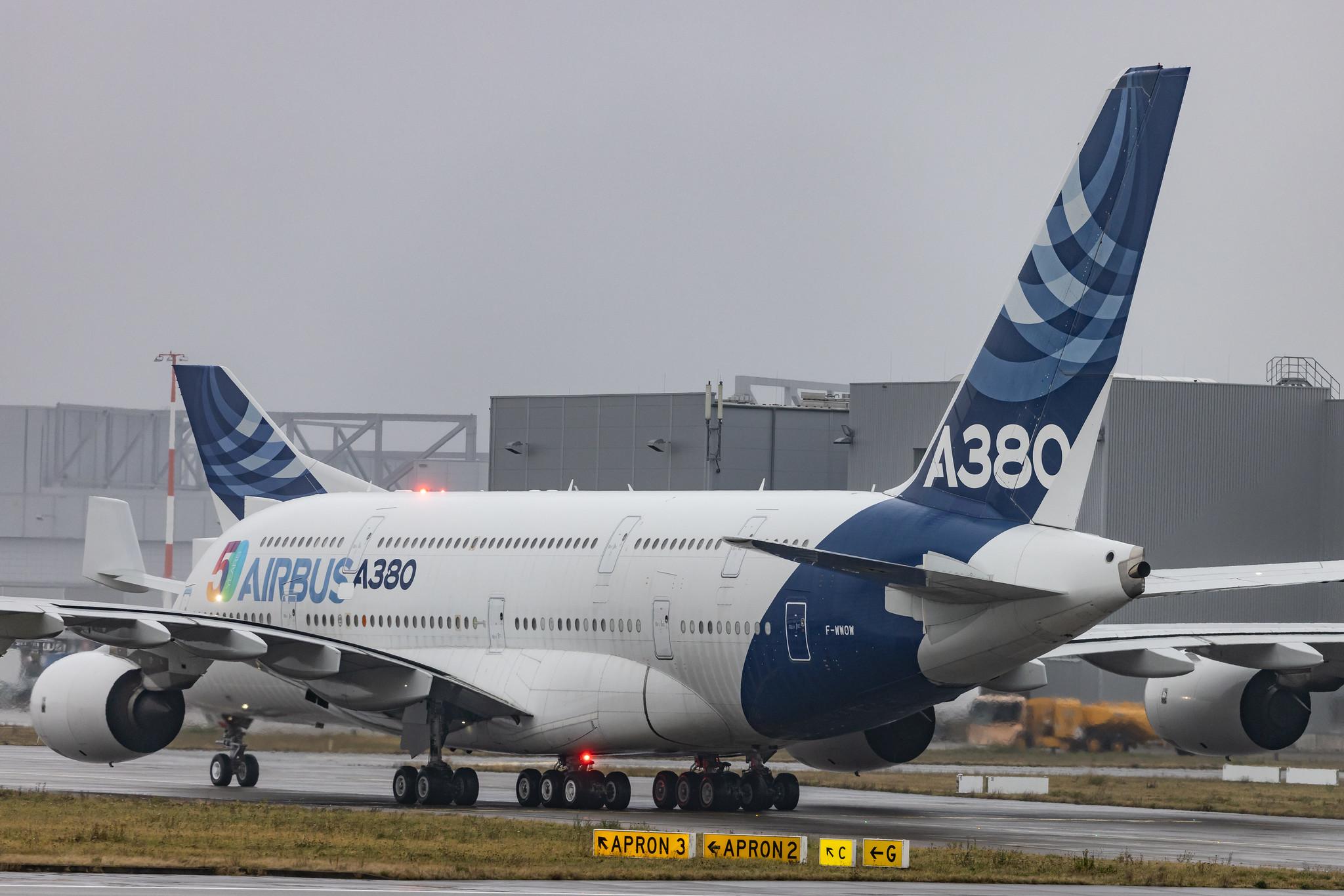 Hamburg Finkenwerder: Airbus (/ AIB) |  Airbus A380-841 A388 | F-WWOW | MSN 001