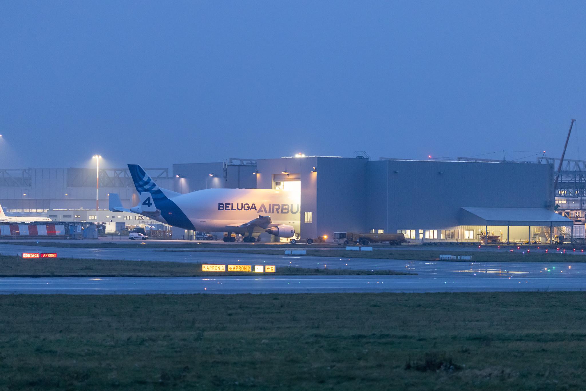 Hamburg Finkenwerder: Airbus Transport International (4Y / BGA) |  Airbus A300-608ST Beluga A3ST | F-GSTD | MSN 776